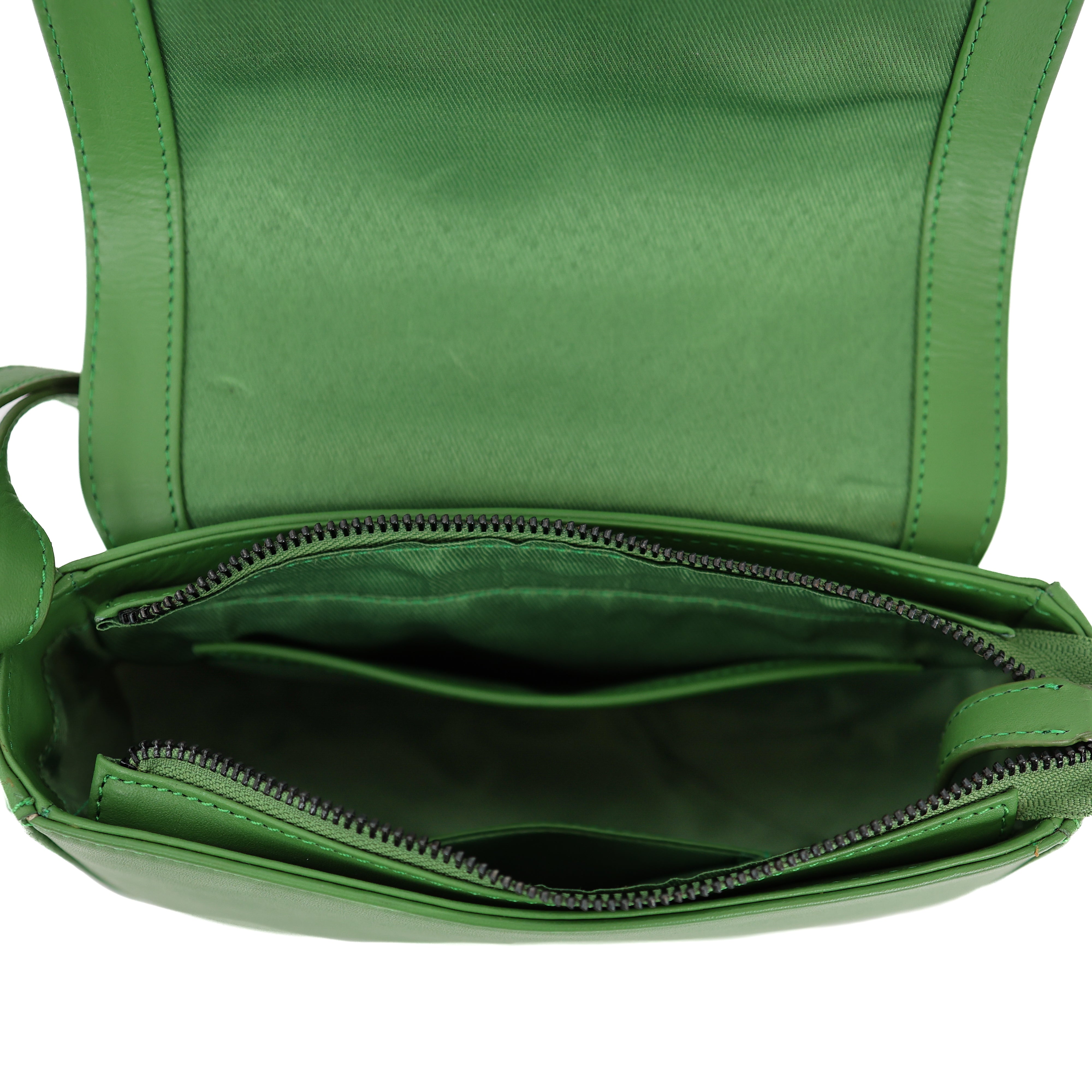 Umhängetasche mit Überschlag 'Anastasia' Willow Bough Green