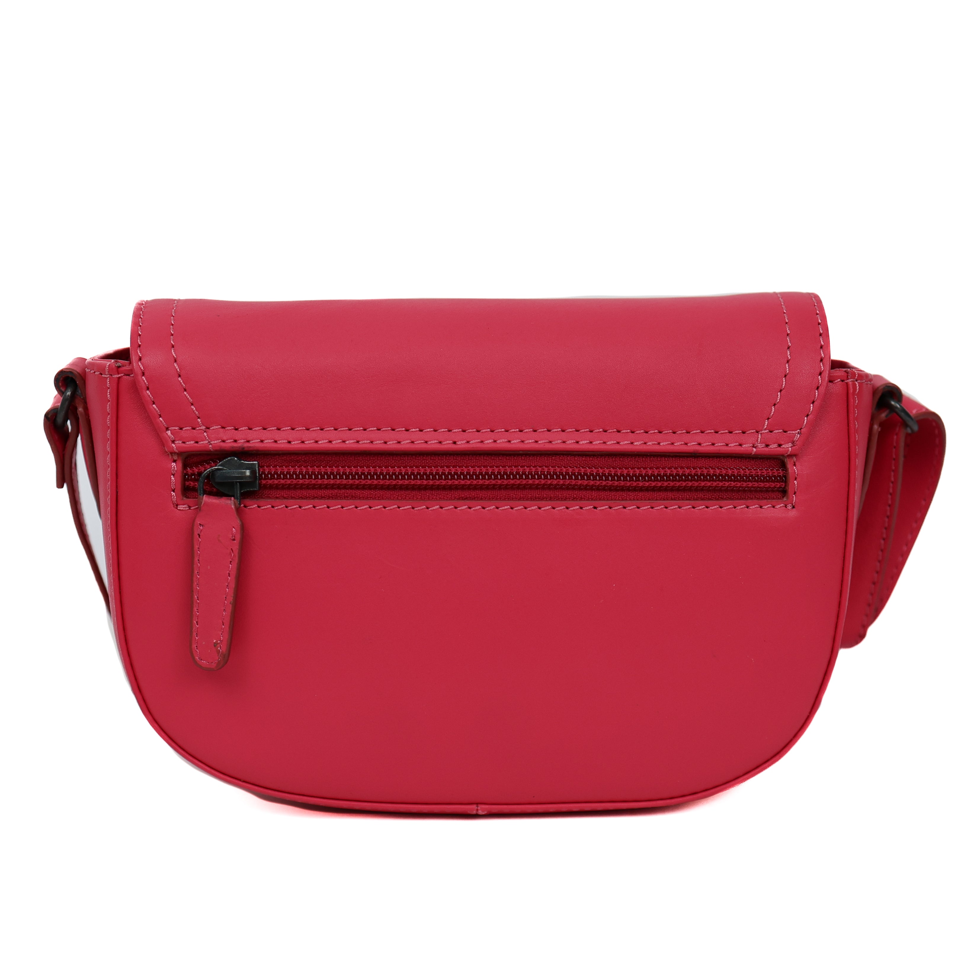 Umhängetasche mit Überschlag 'Anastasia' Rose Red