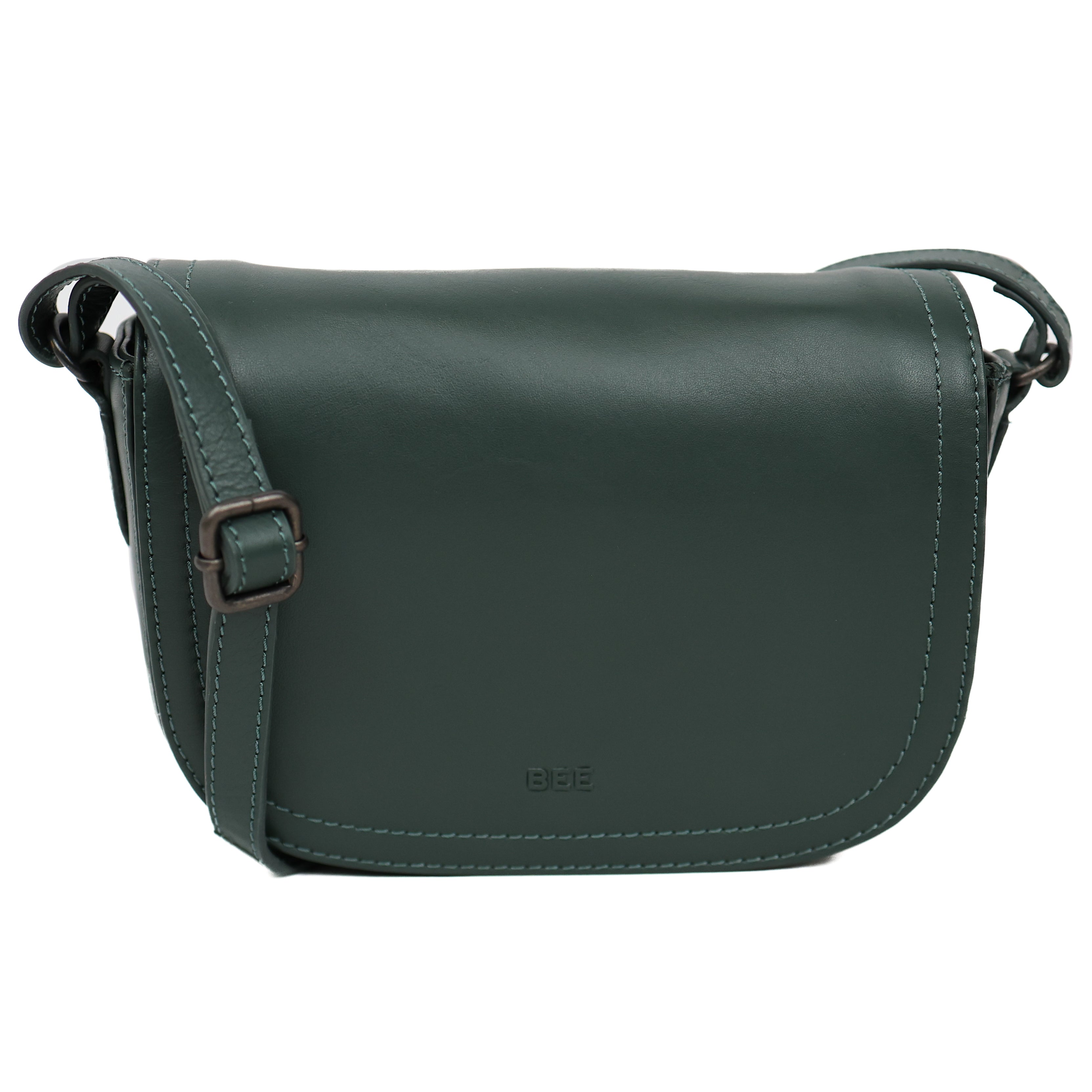 Umhängetasche mit Überschlag 'Anastasia' Green