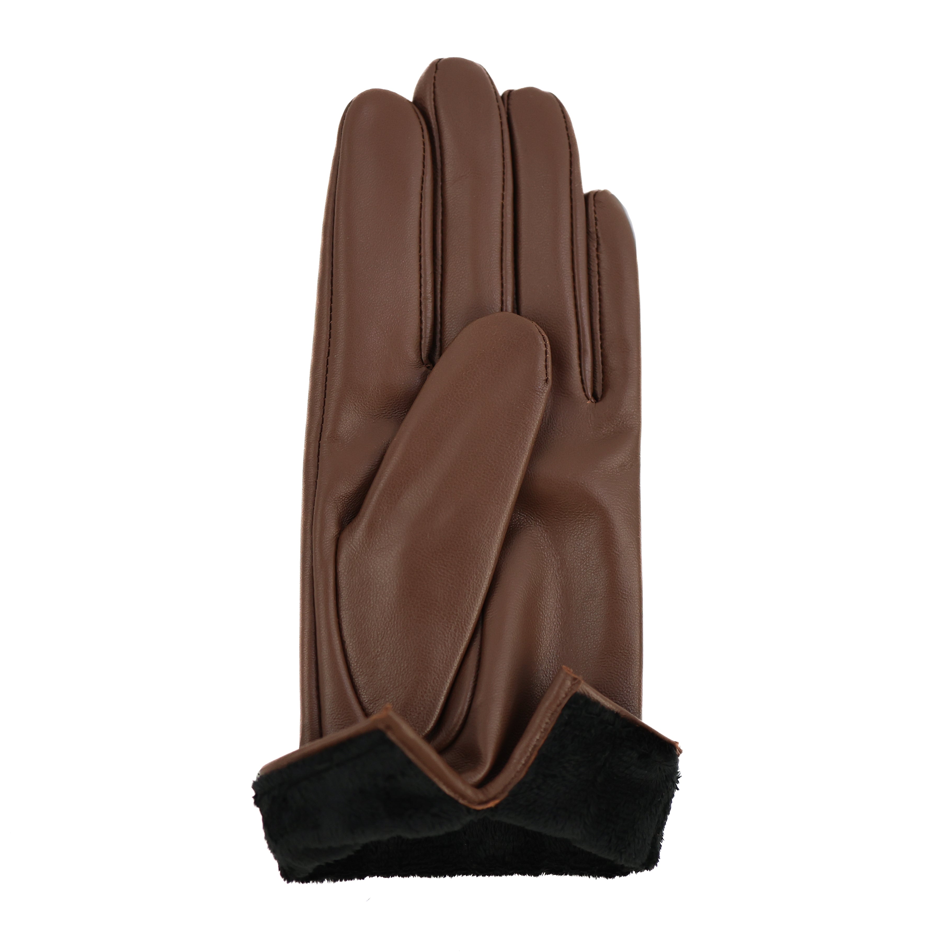 Damen-Lederhandschuhe 'Claudia' Cognac