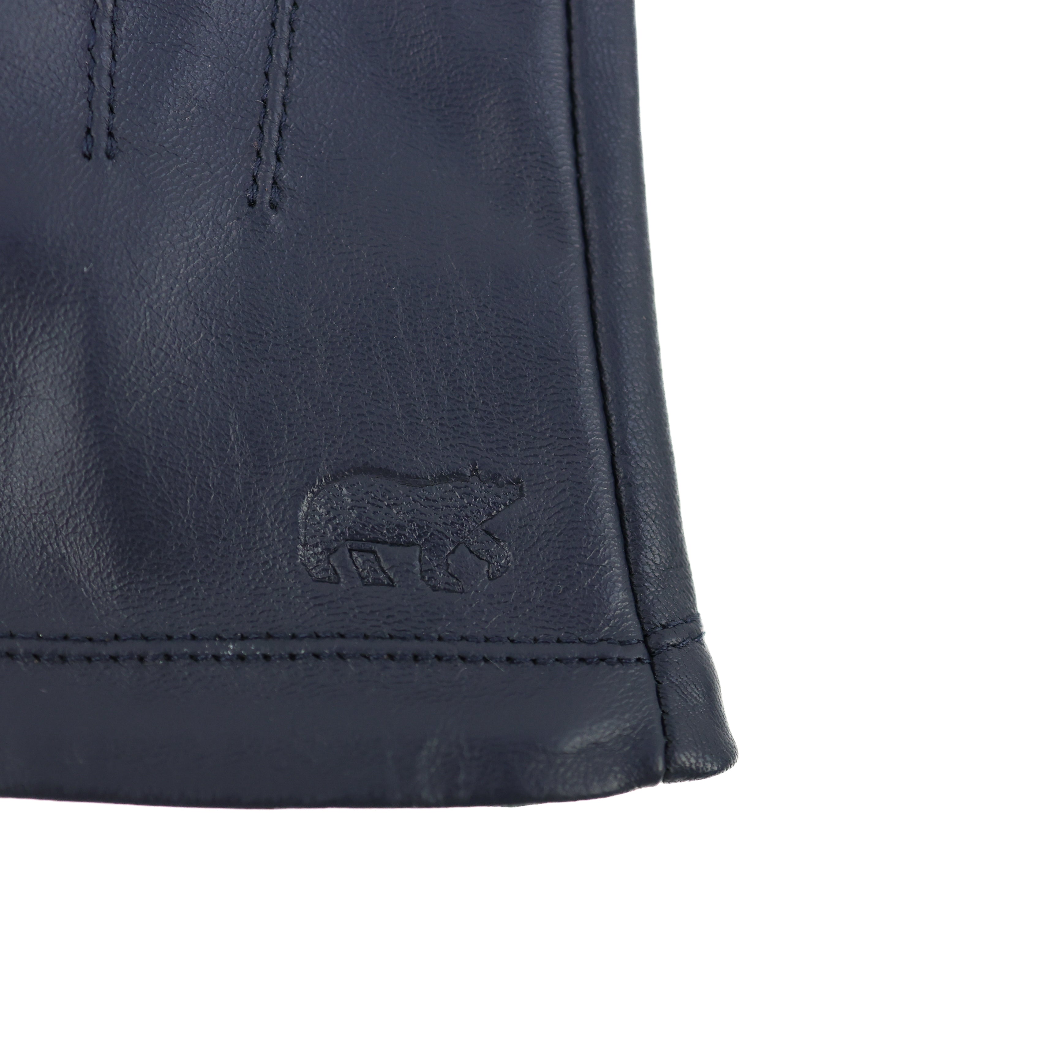 Damen-Lederhandschuhe 'Claudia' Navy
