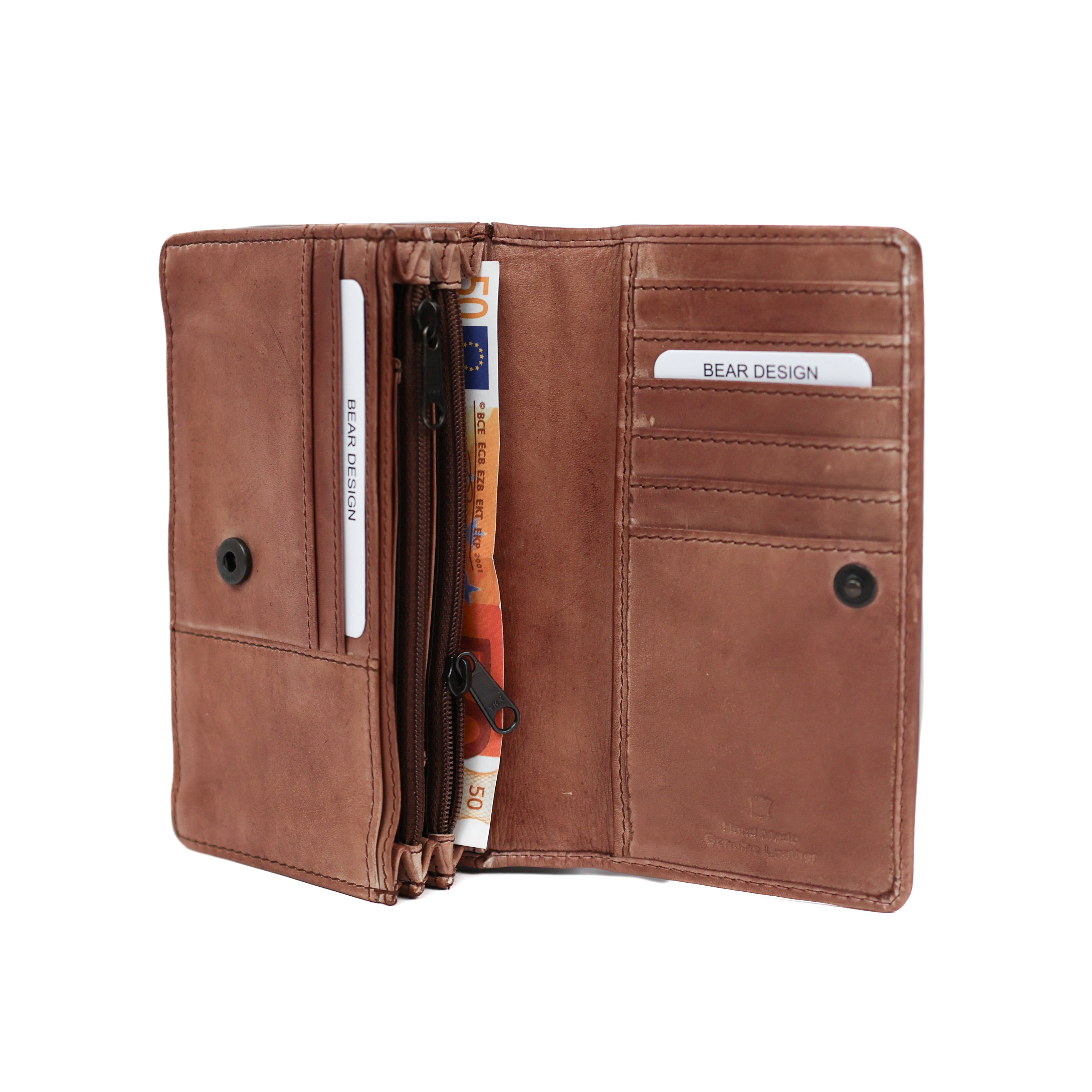 Geldbörse mit Überschlag 'Emma' Pewter