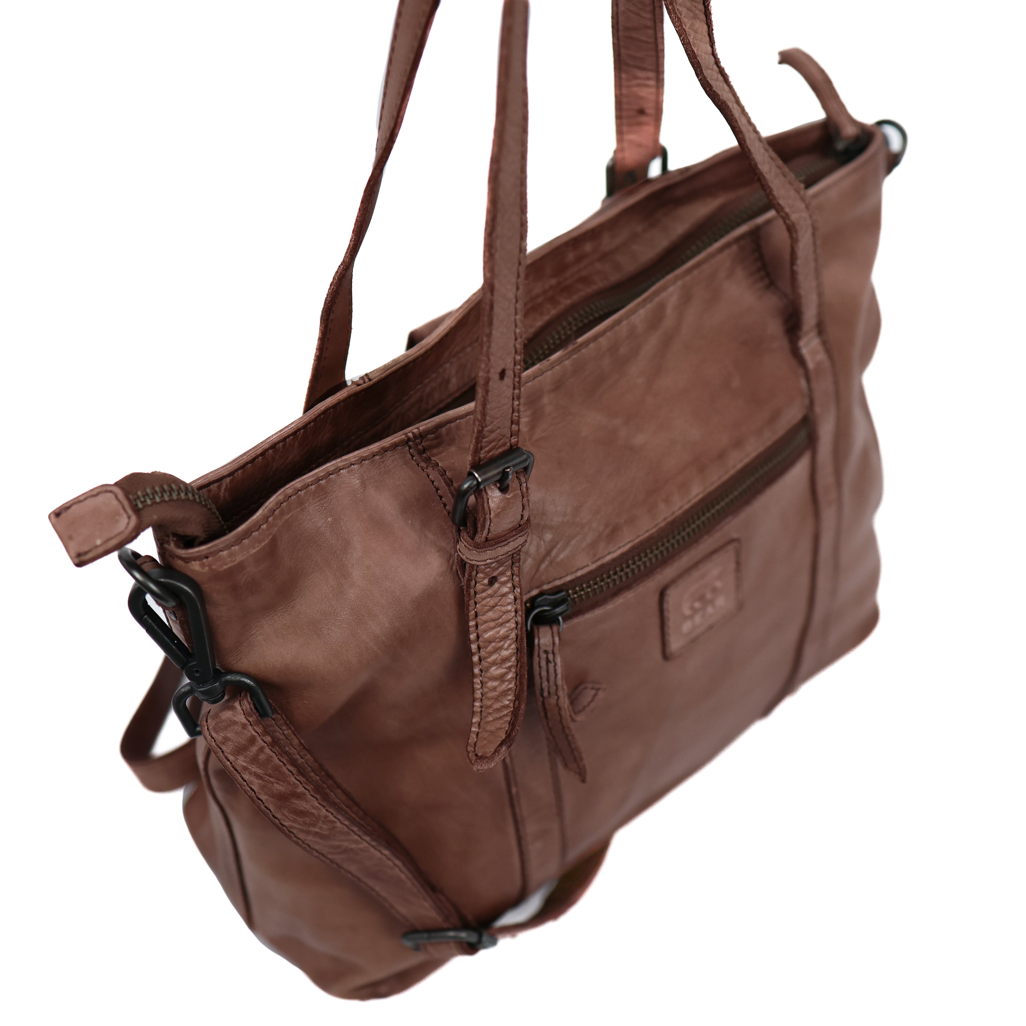 Hand-/Umhängetasche 'Anja' zinn