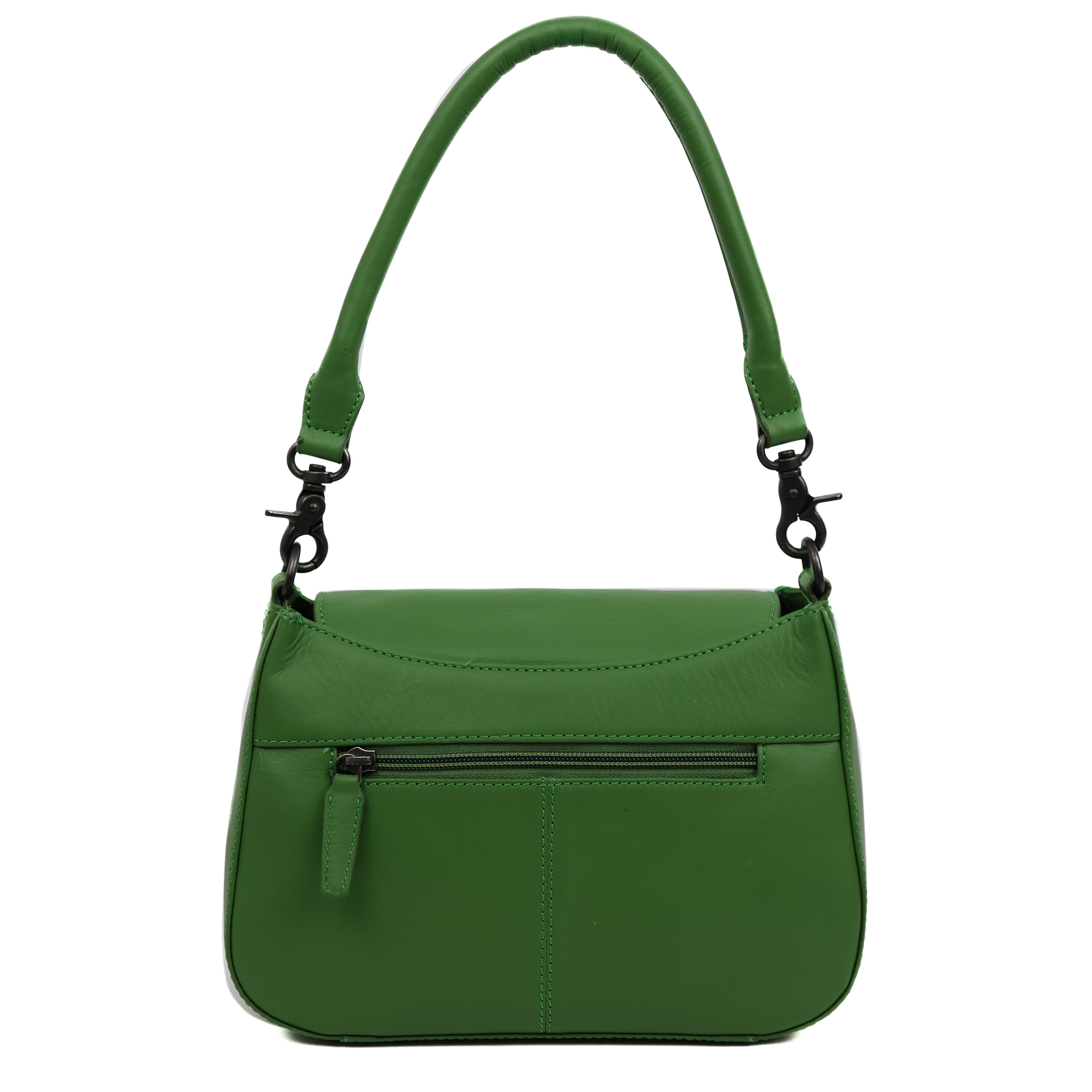 Hand-/Umhängetasche mit Überschlag 'Fenna' Willow Bough Green