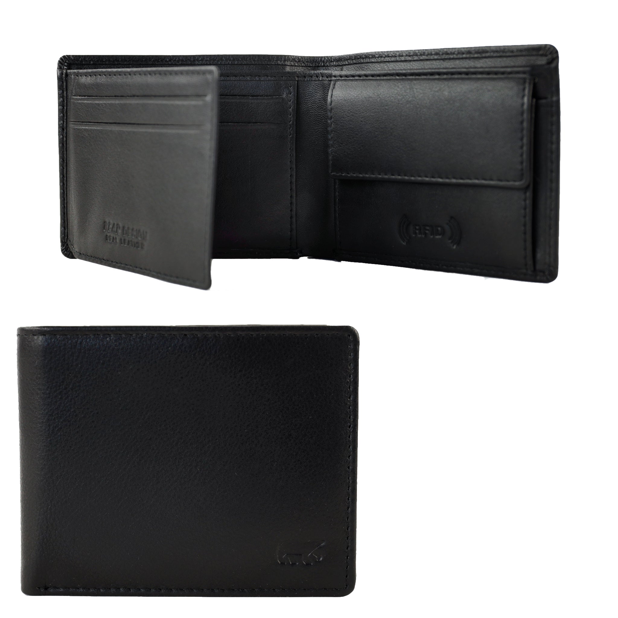 Brieftasche 'Lucas' schwarz - FR 9075