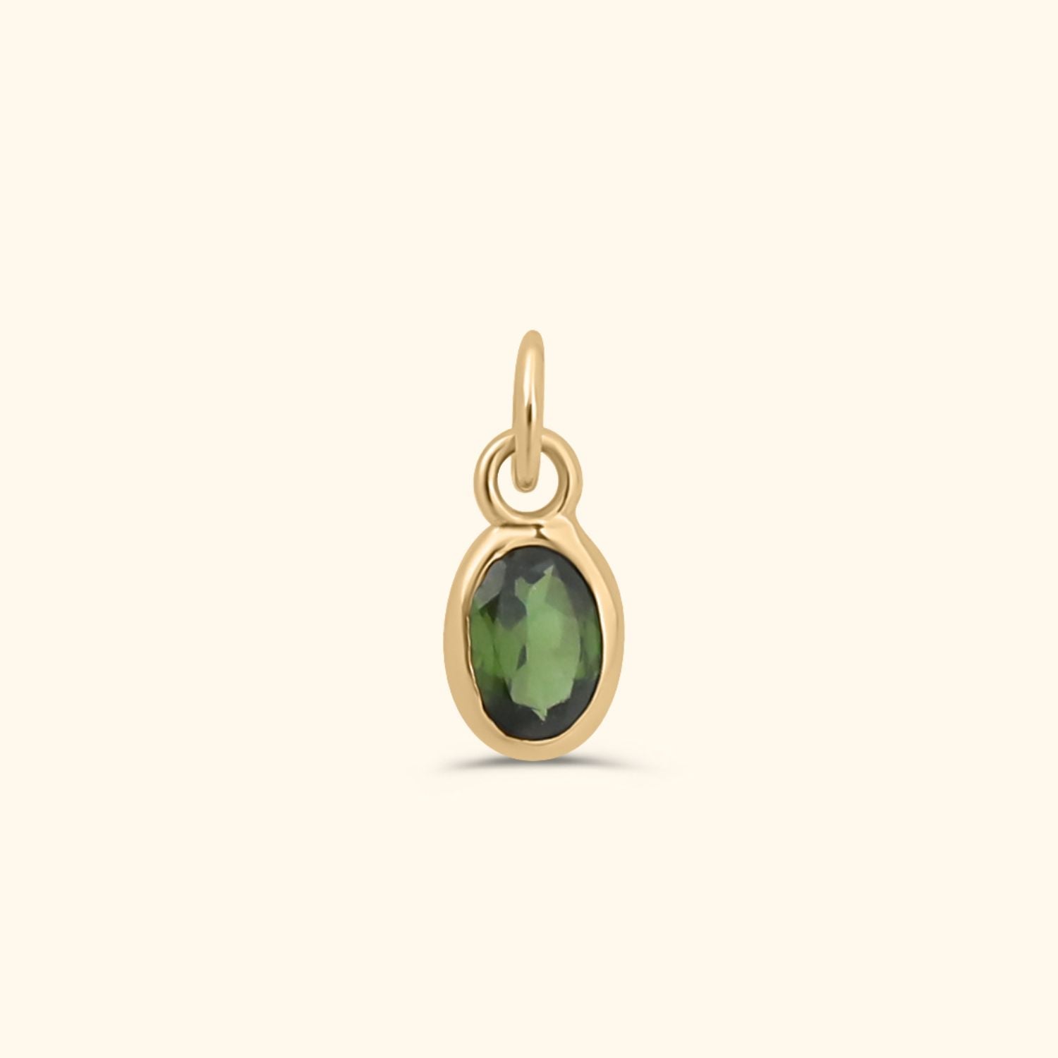 Groene Toermalijn Hanger | 14K Goud