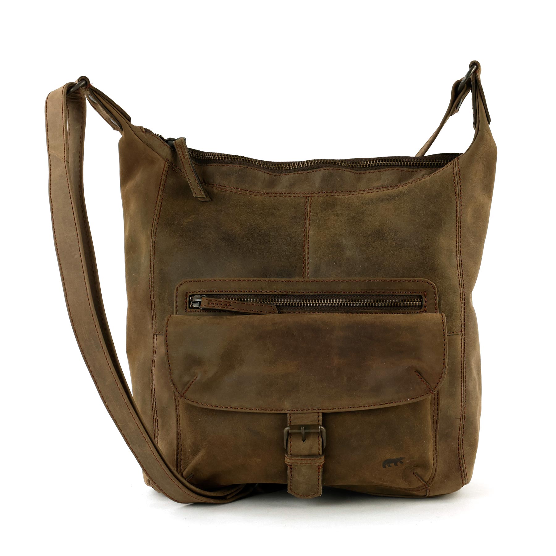 Schultertasche „Anna“ braun