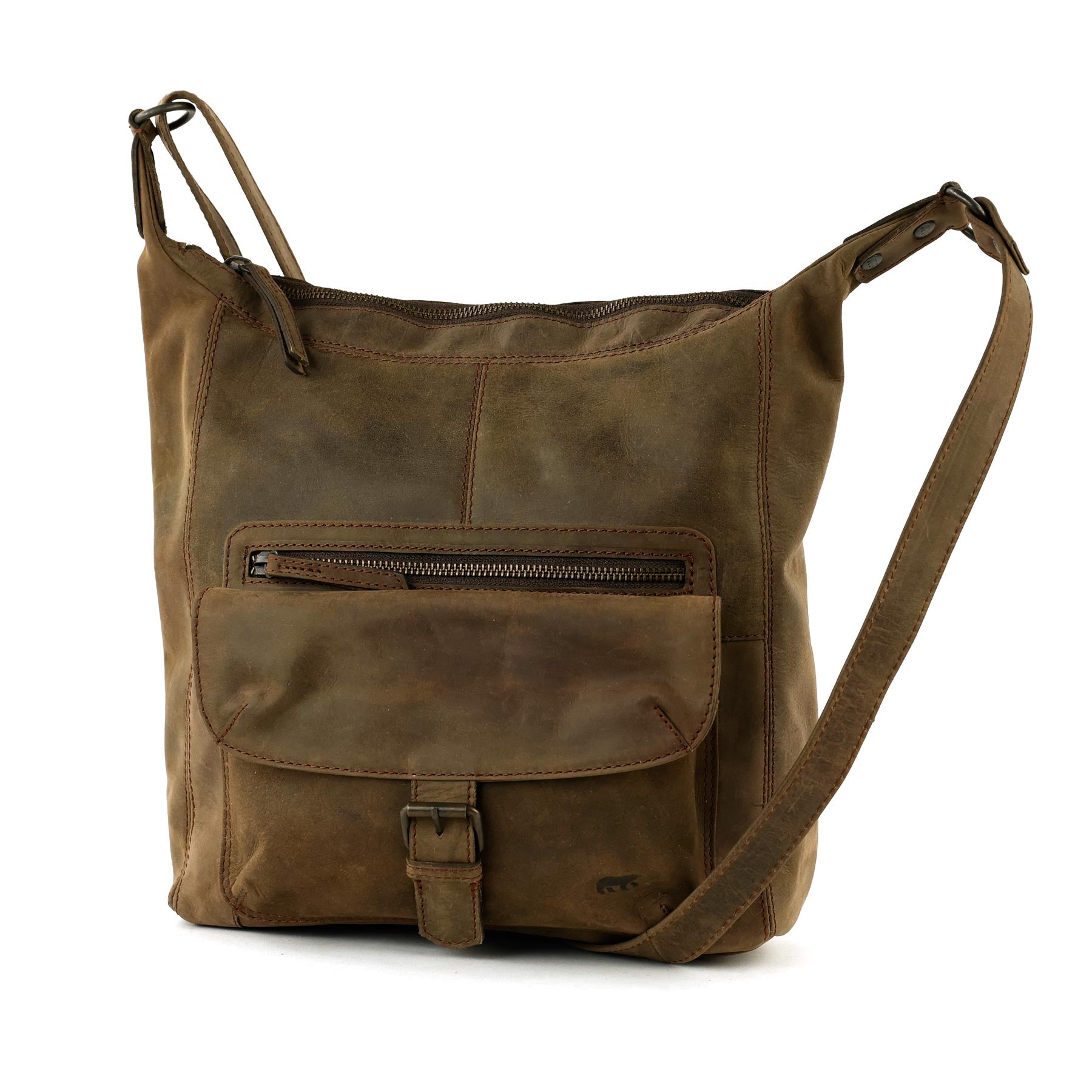 Schultertasche „Anna“ braun