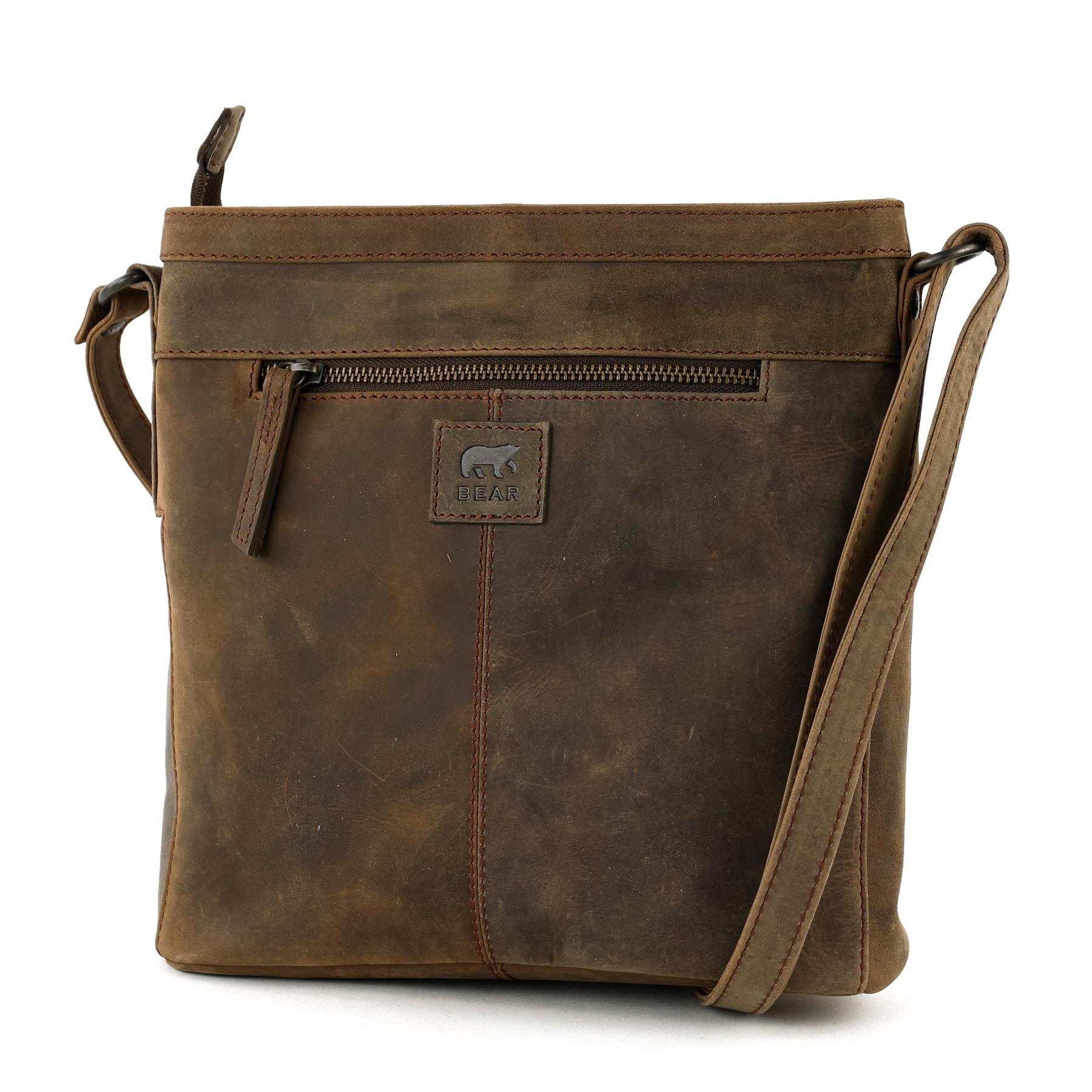 Schoudertas 'Chessi' bruin