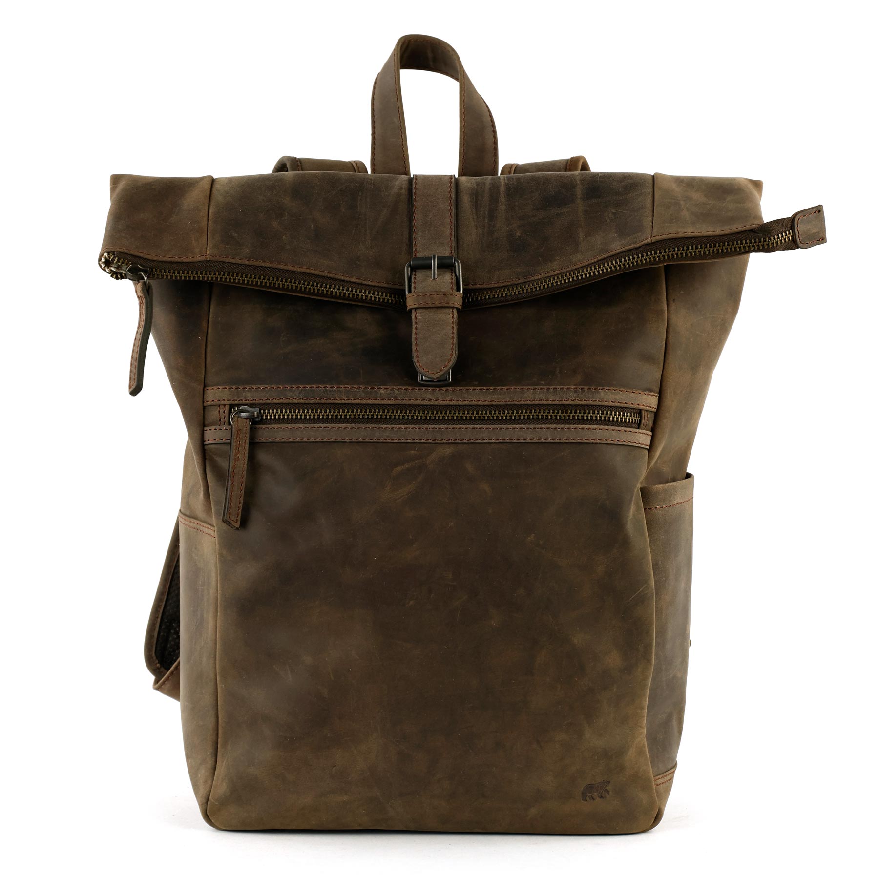 Rolltop Rucksack 14" 'Rick' Braun