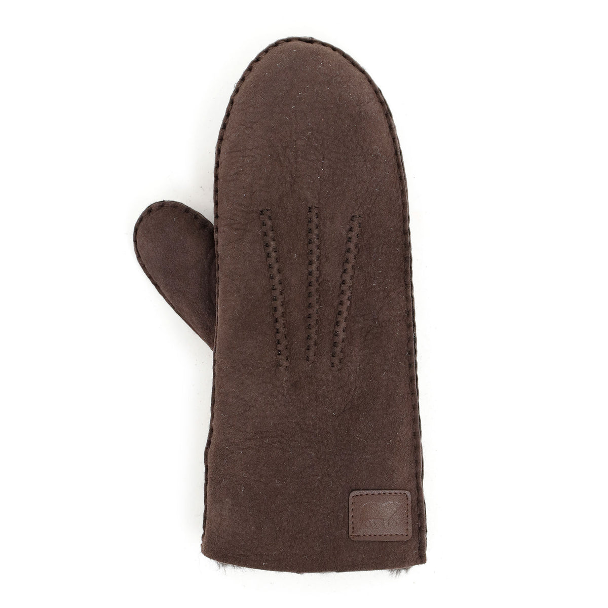 Damen-Fäustlinge aus Lammfell 'Sofia' Dunkelbraun