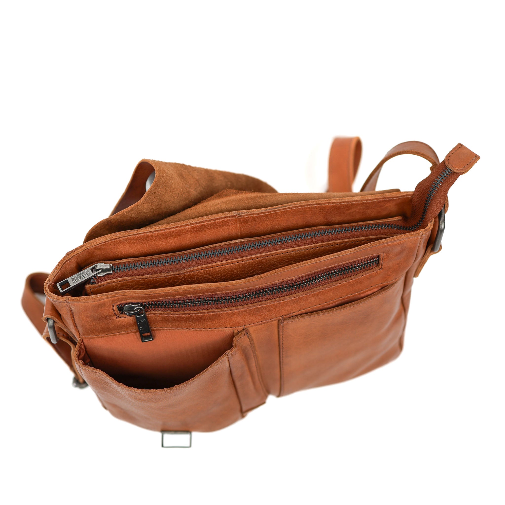 Umhängetasche 'Lauro' cognac - CP 0771