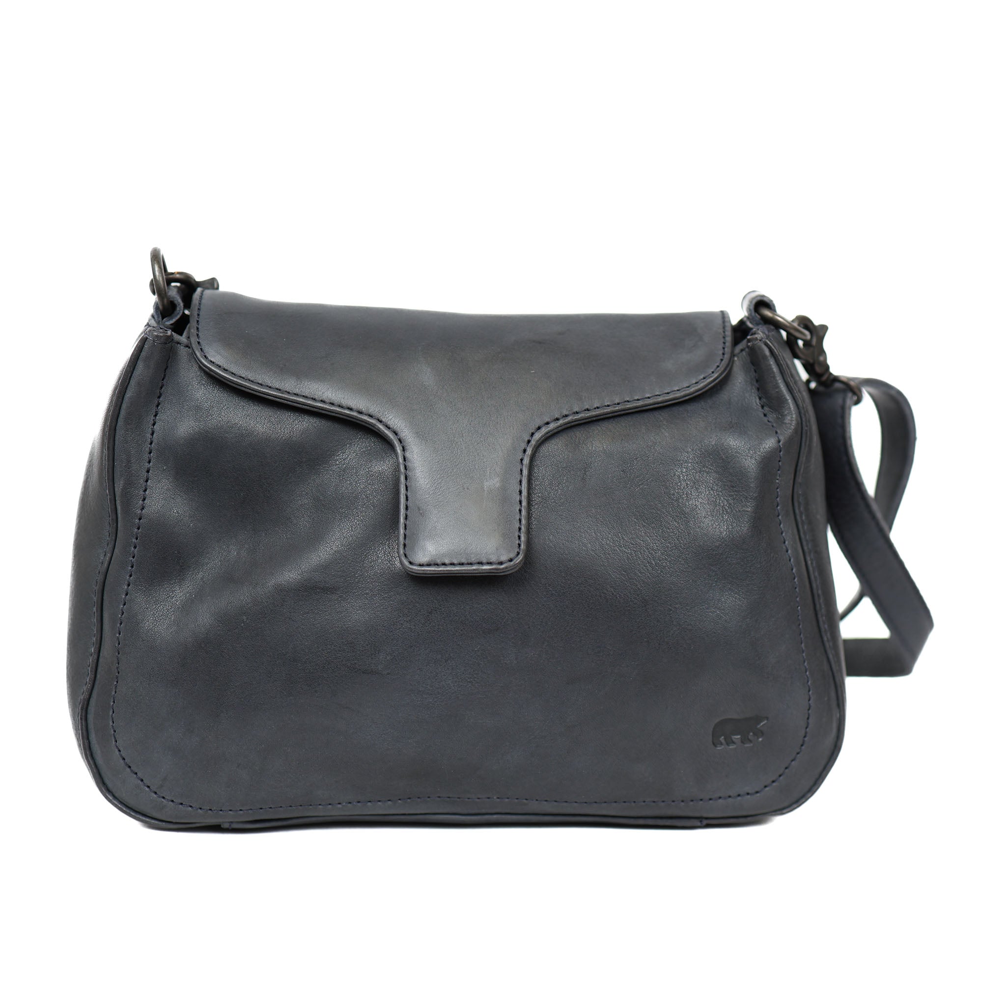 Hand-/Umhängetasche mit Klappe 'Fenna' Dunkelblau