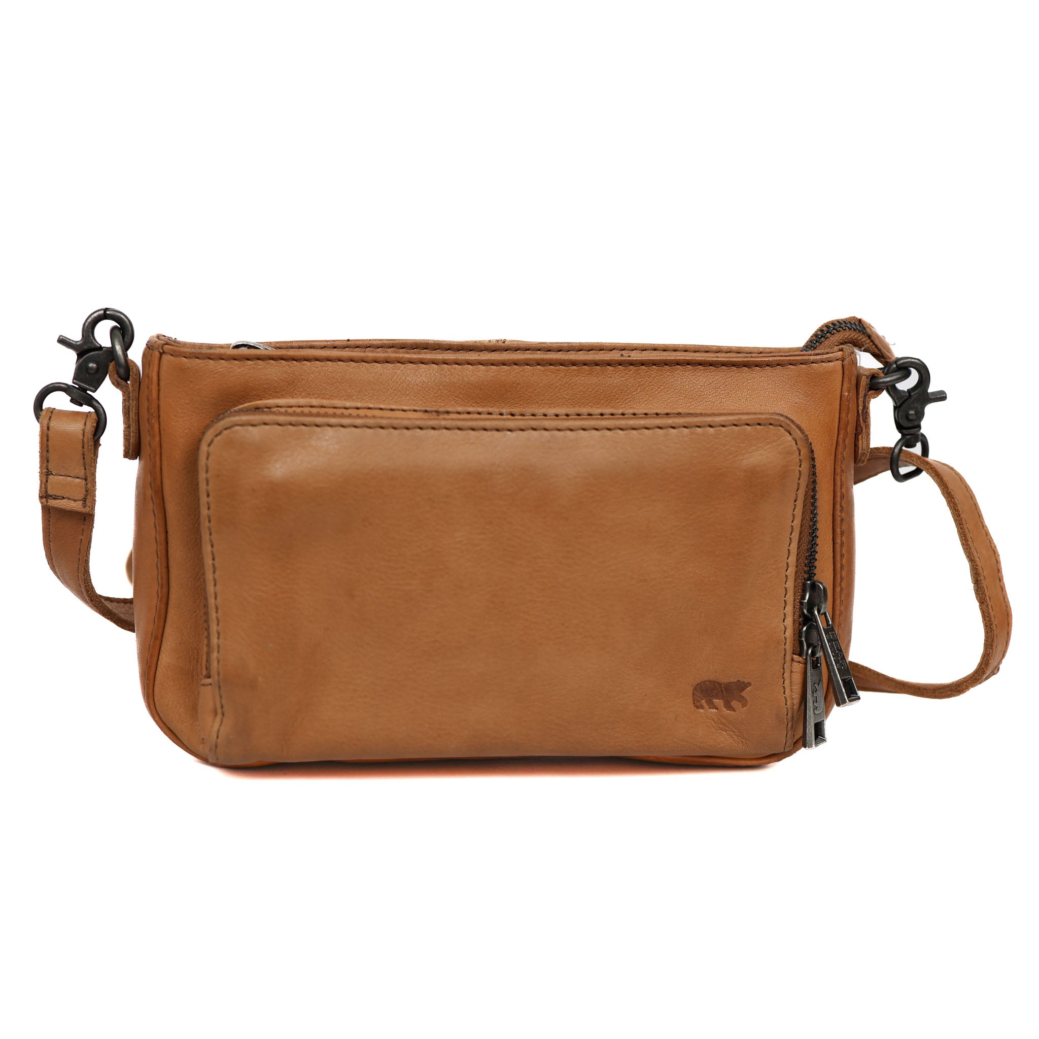 Kleine Hand-/Umhängetasche 'Livia' Taupe