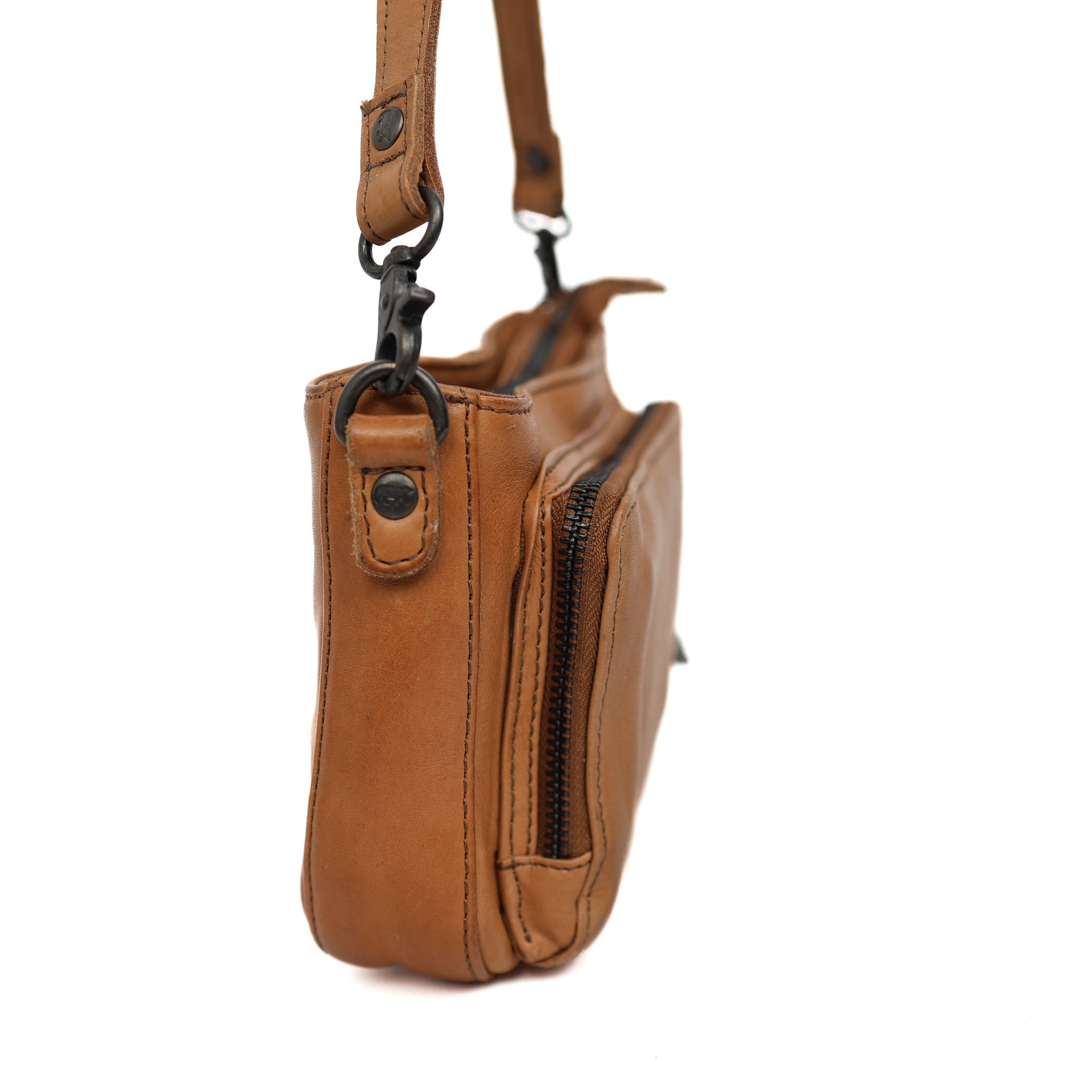 Kleine Hand-/Umhängetasche 'Livia' Taupe