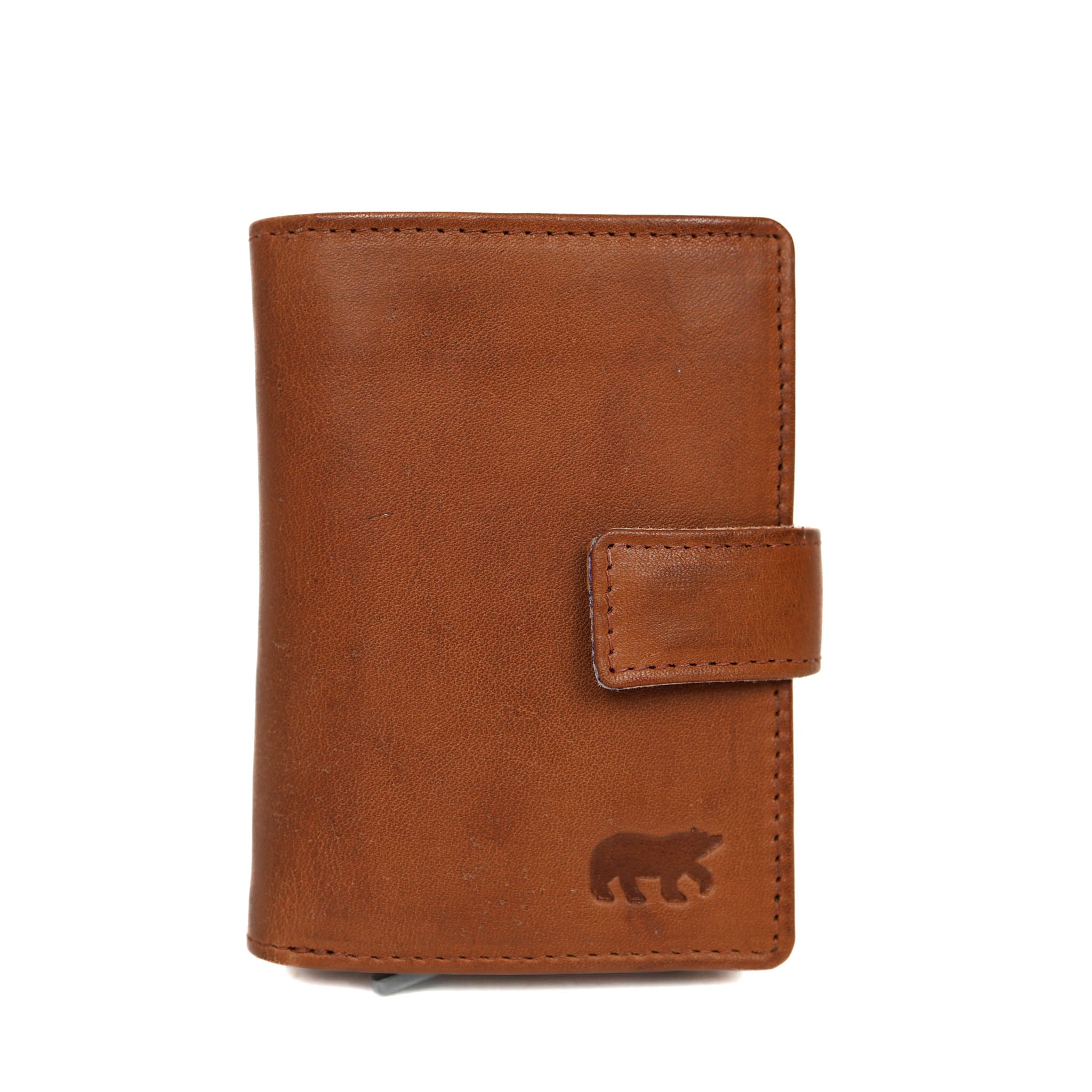 Großer Kartenhalter 'Otis' Cognac