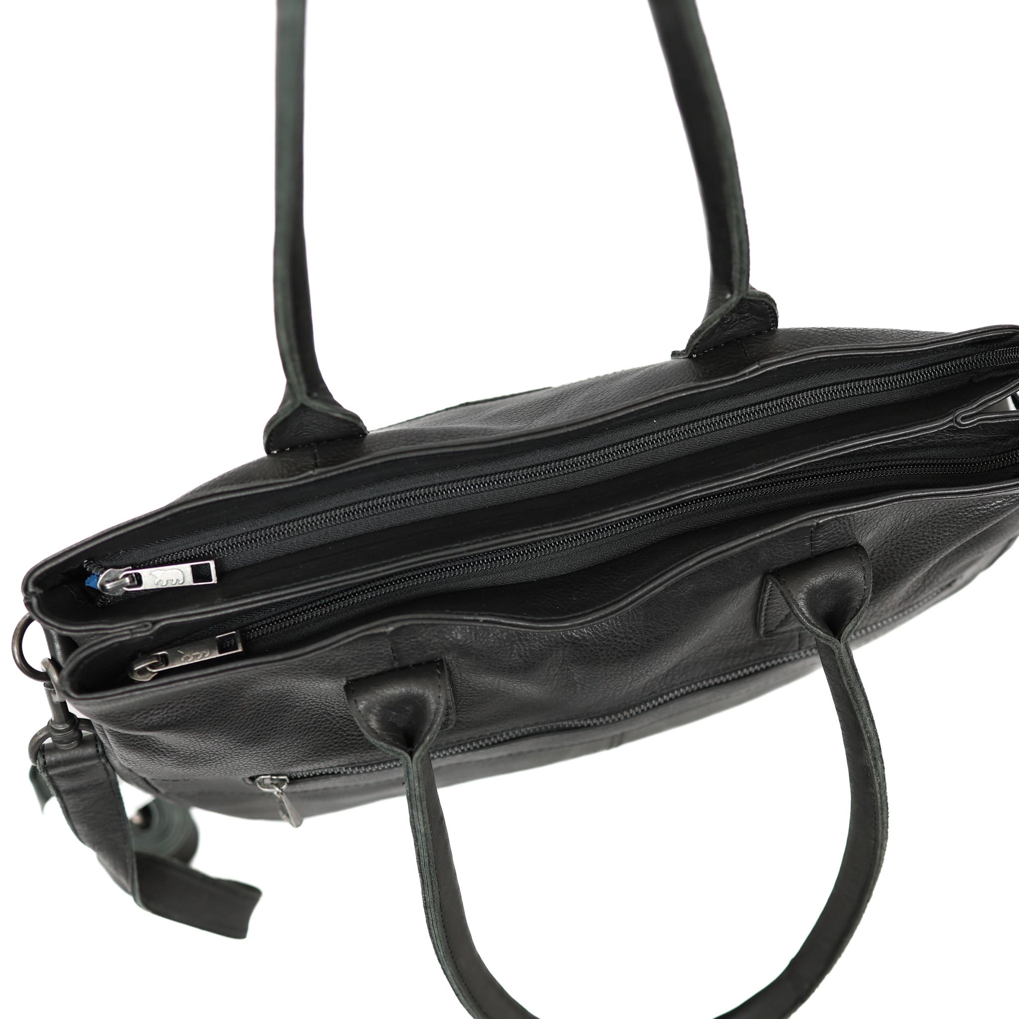 Hand-/Umhängetasche mit Laptopfach 'Maeve' Schwarz