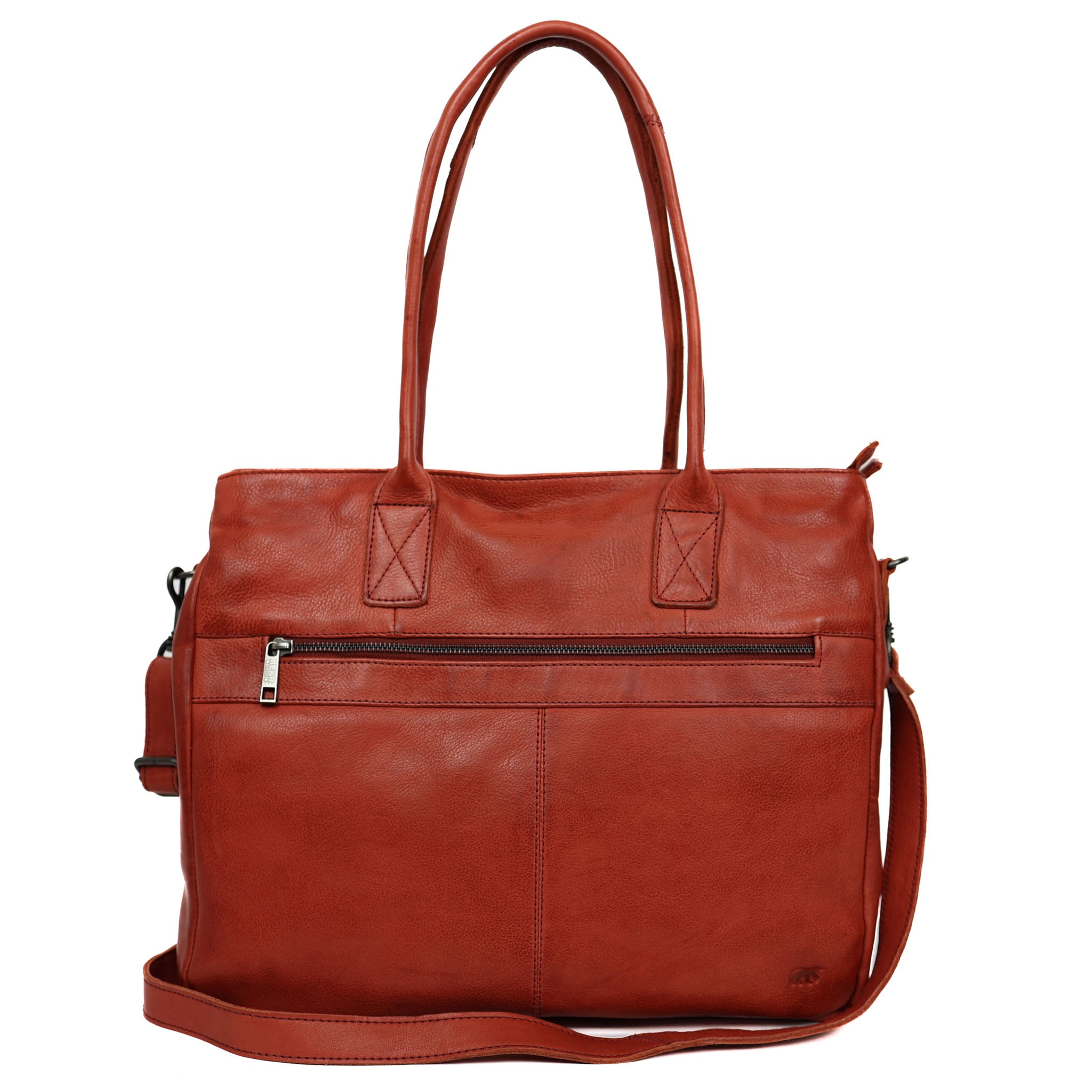 Hand-/Umhängetasche mit Laptopfach 'Maeve' Rot