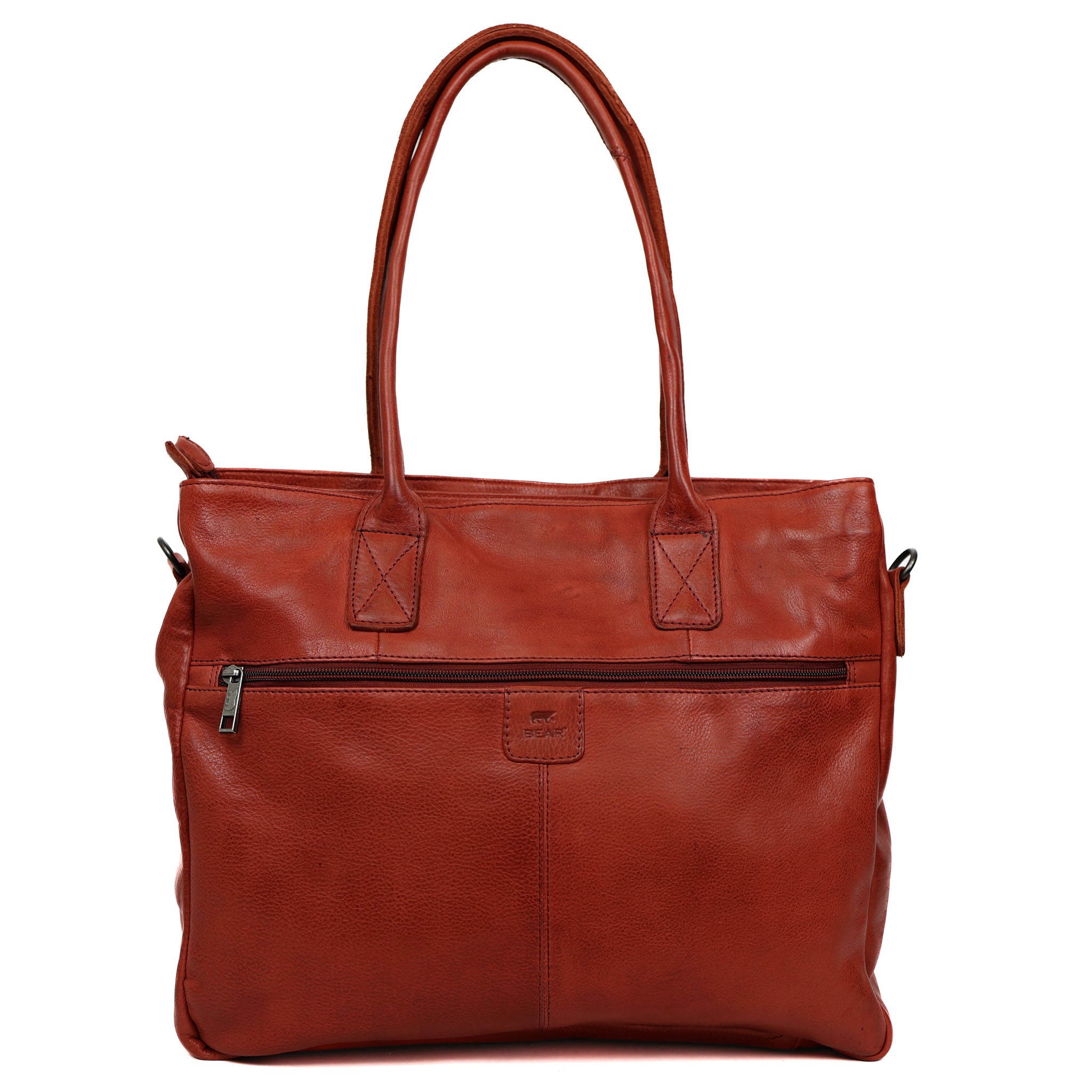Hand-/Umhängetasche mit Laptopfach 'Maeve' Rot