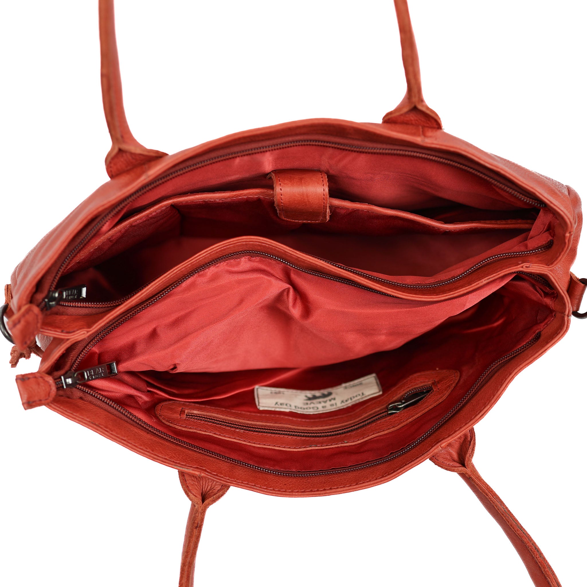 Hand-/Umhängetasche mit Laptopfach 'Maeve' Rot