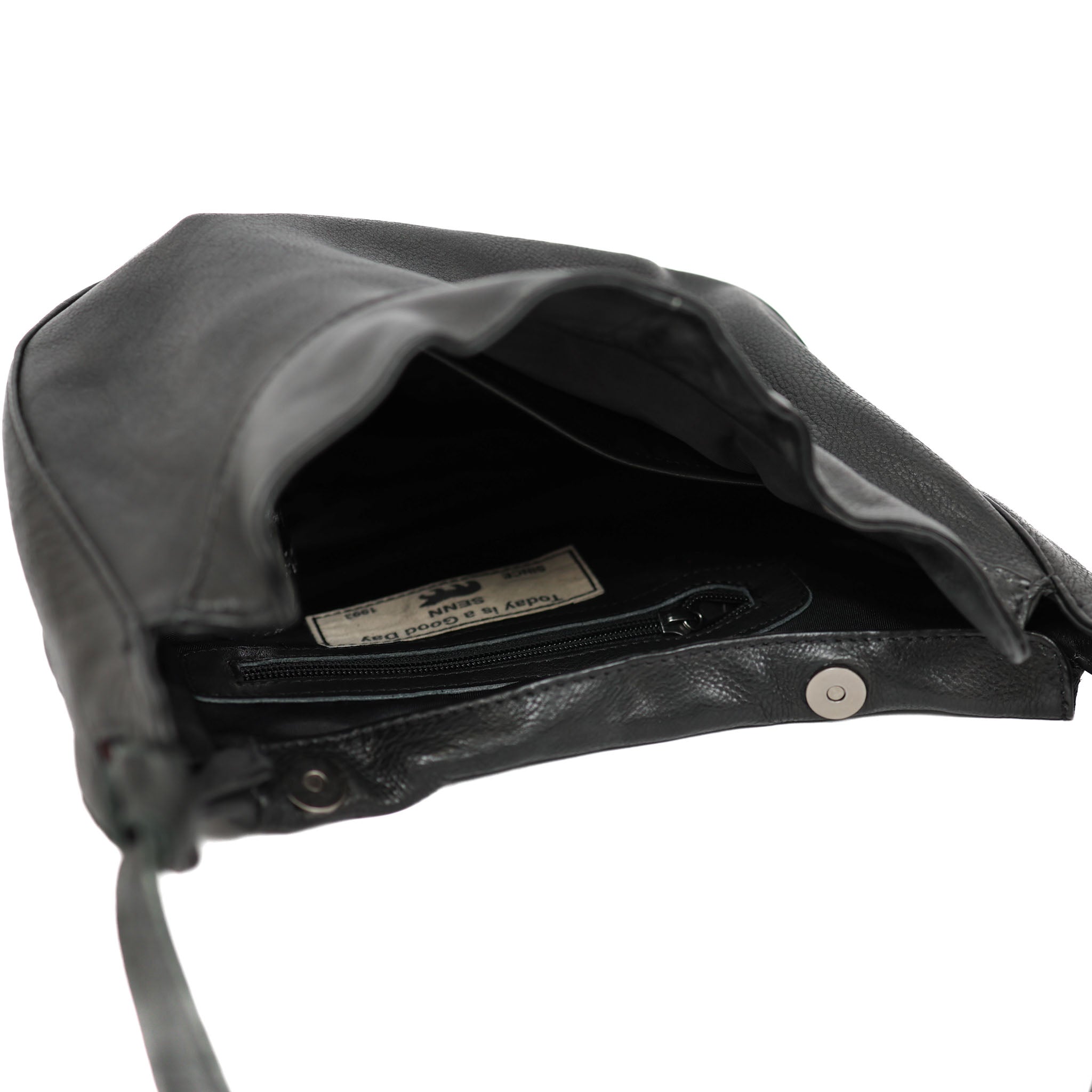 Mittelgroße Beuteltasche 'Senn' Schwarz