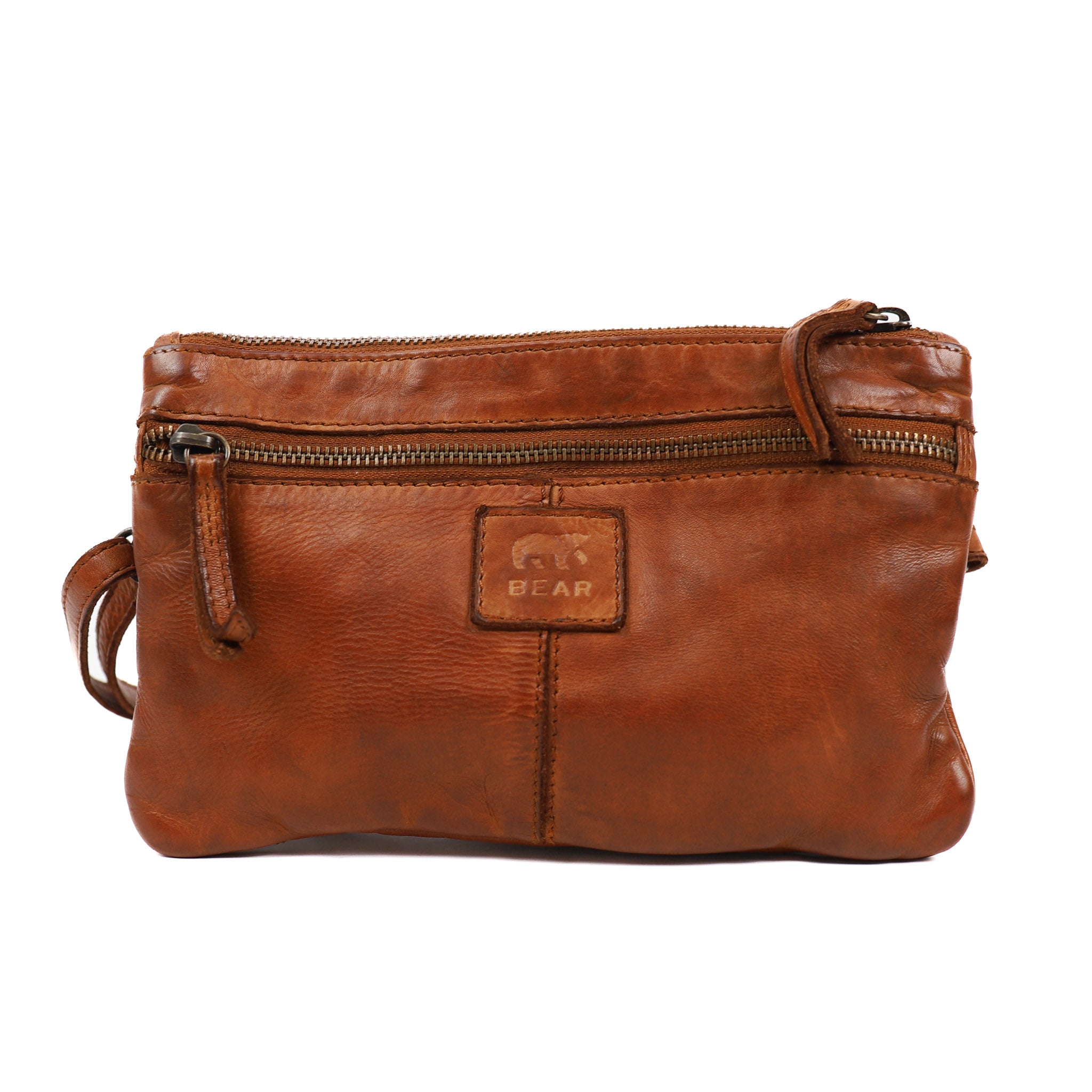 Umhängetasche 'Linda' Cognac