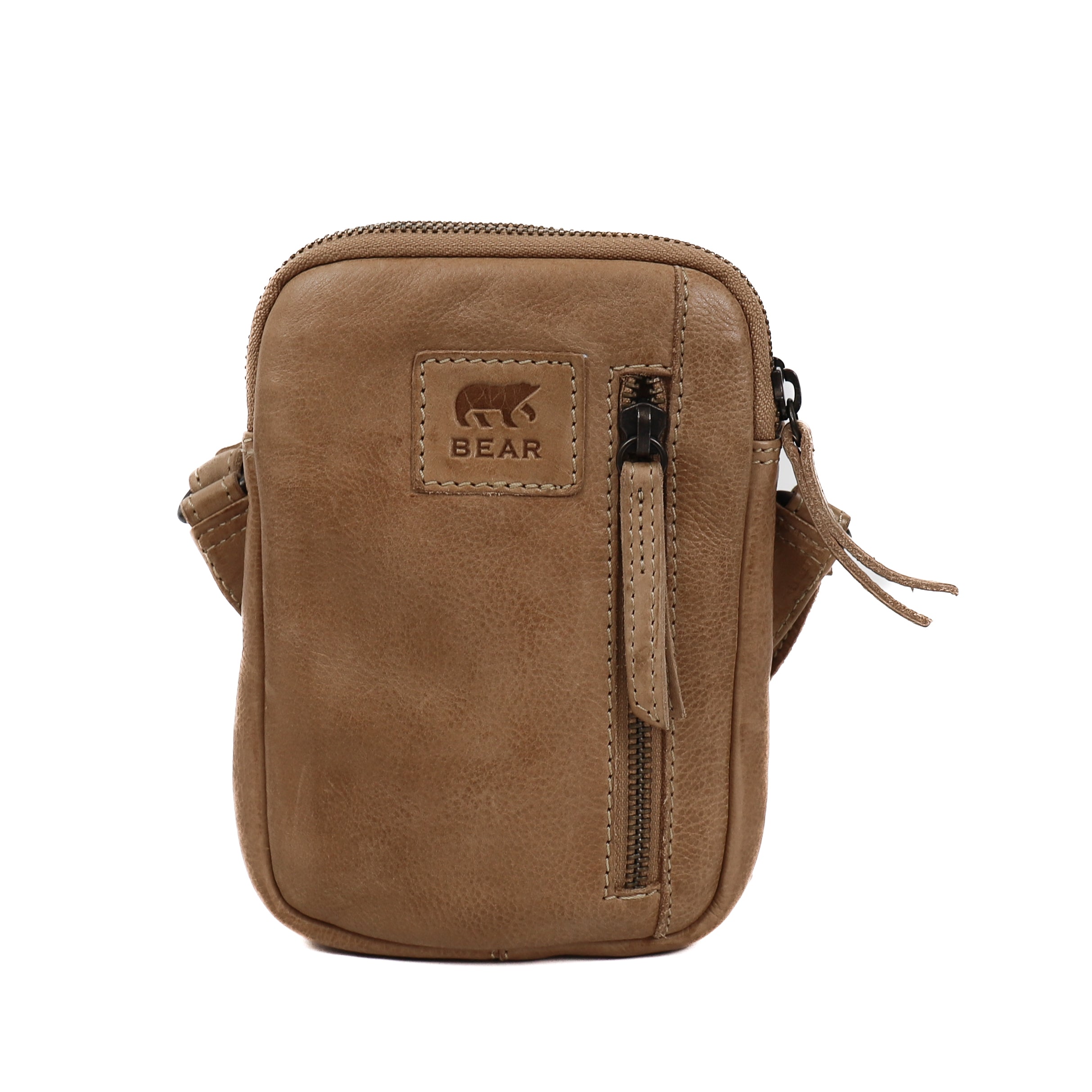 Geflochtene Umhängetasche 'Saske' Beige