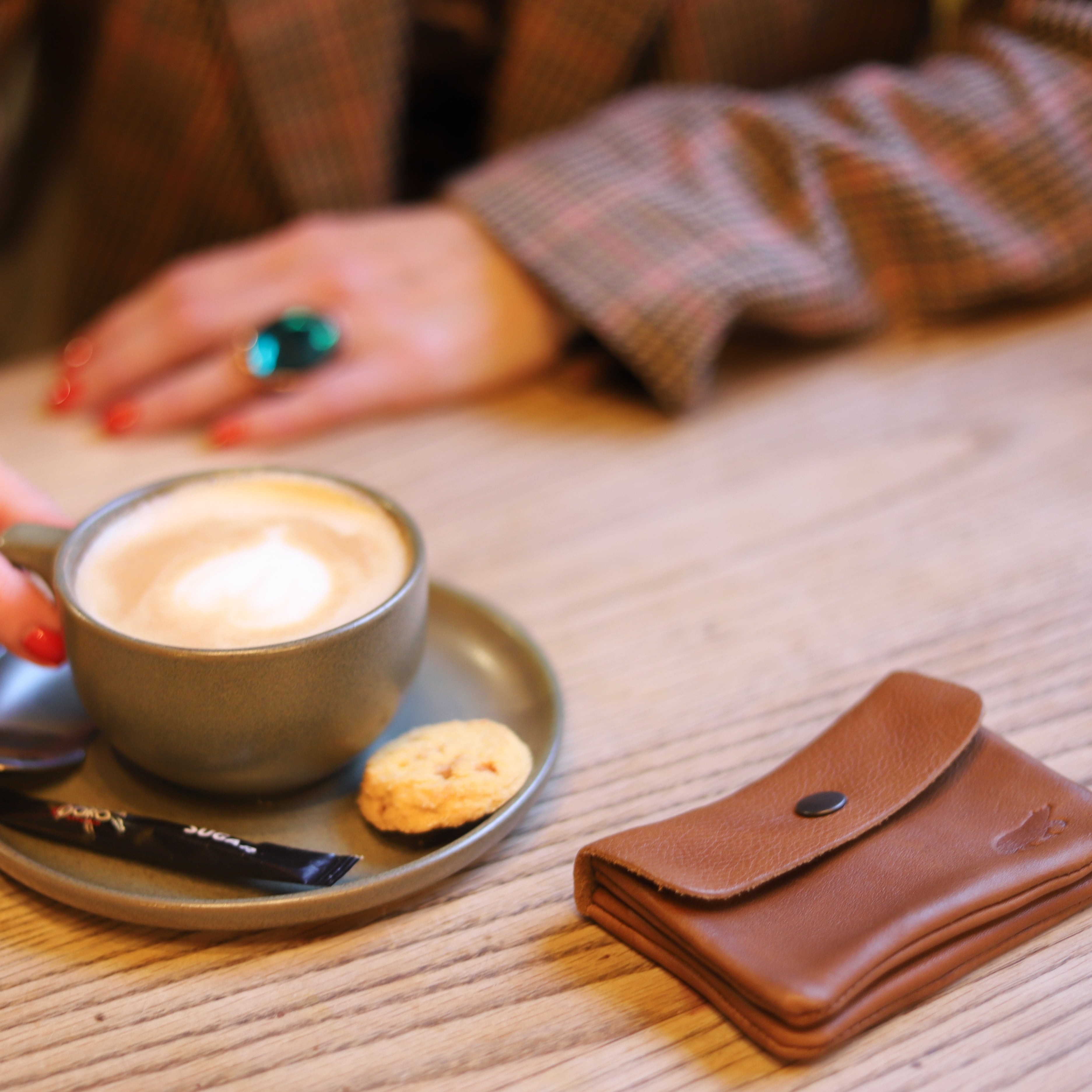 Geldbörse 'Pietje' Cognac