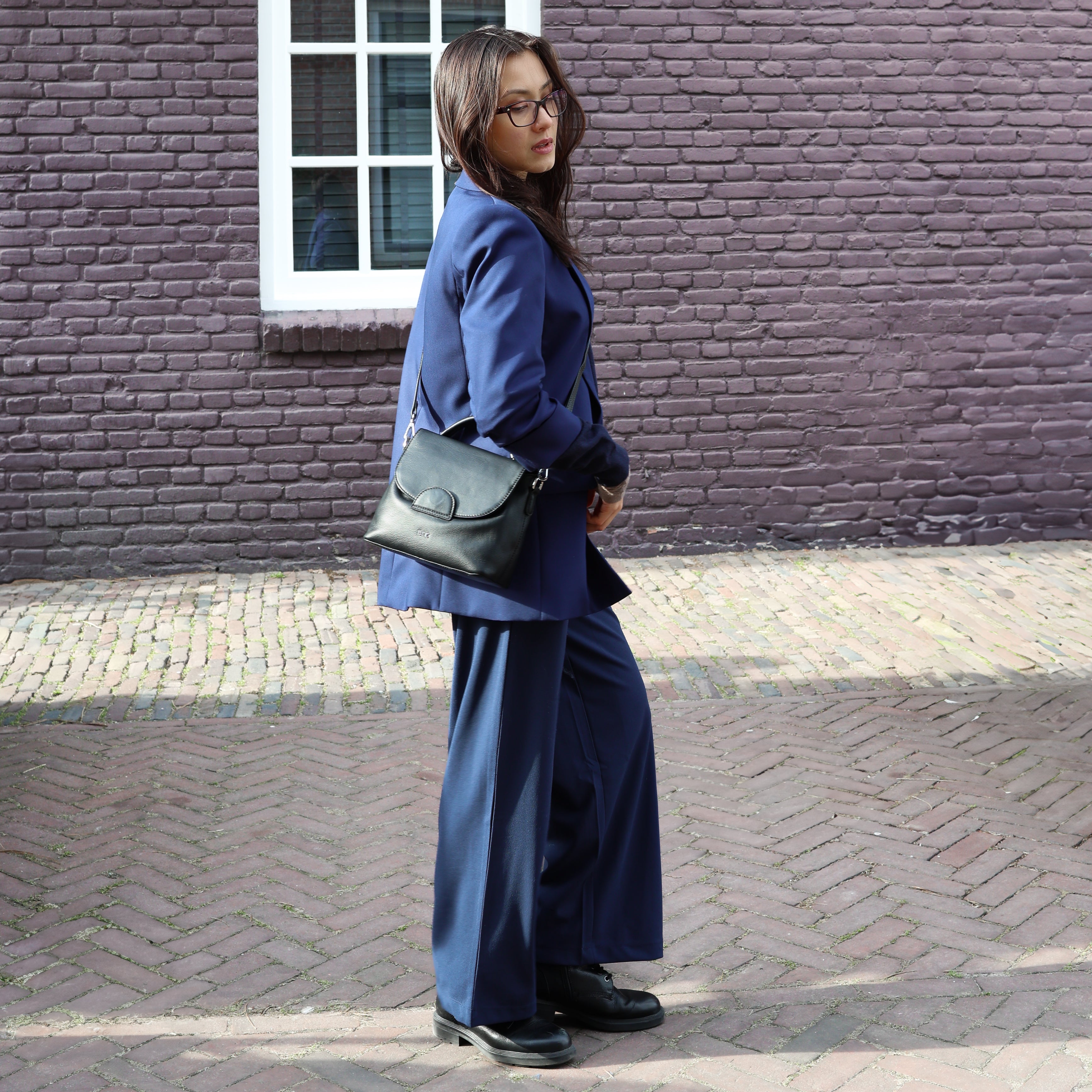 Hand-/Umhängetasche 'Maddy' Silver Mink