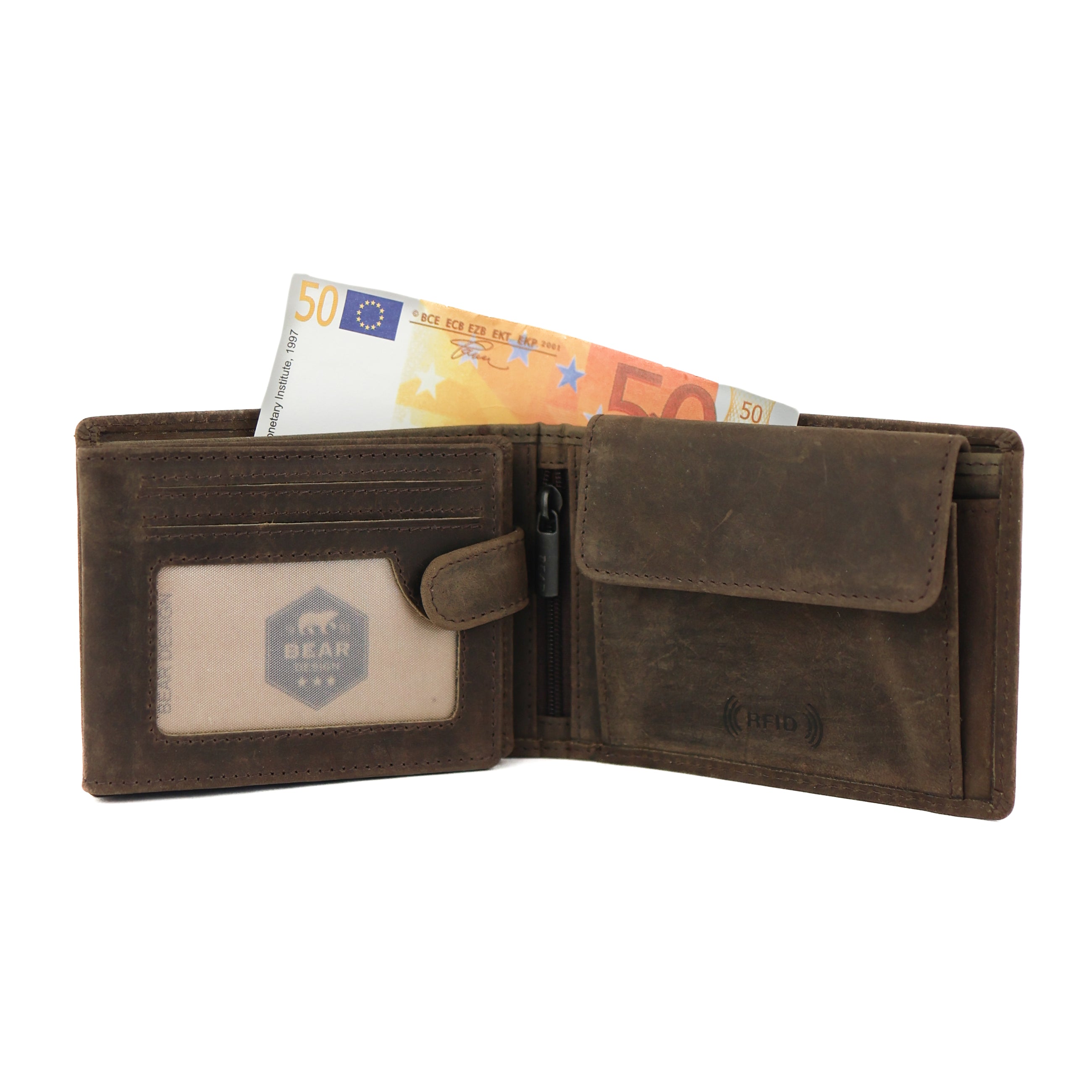 Brieftasche 'Tijn' braun - HD 2689