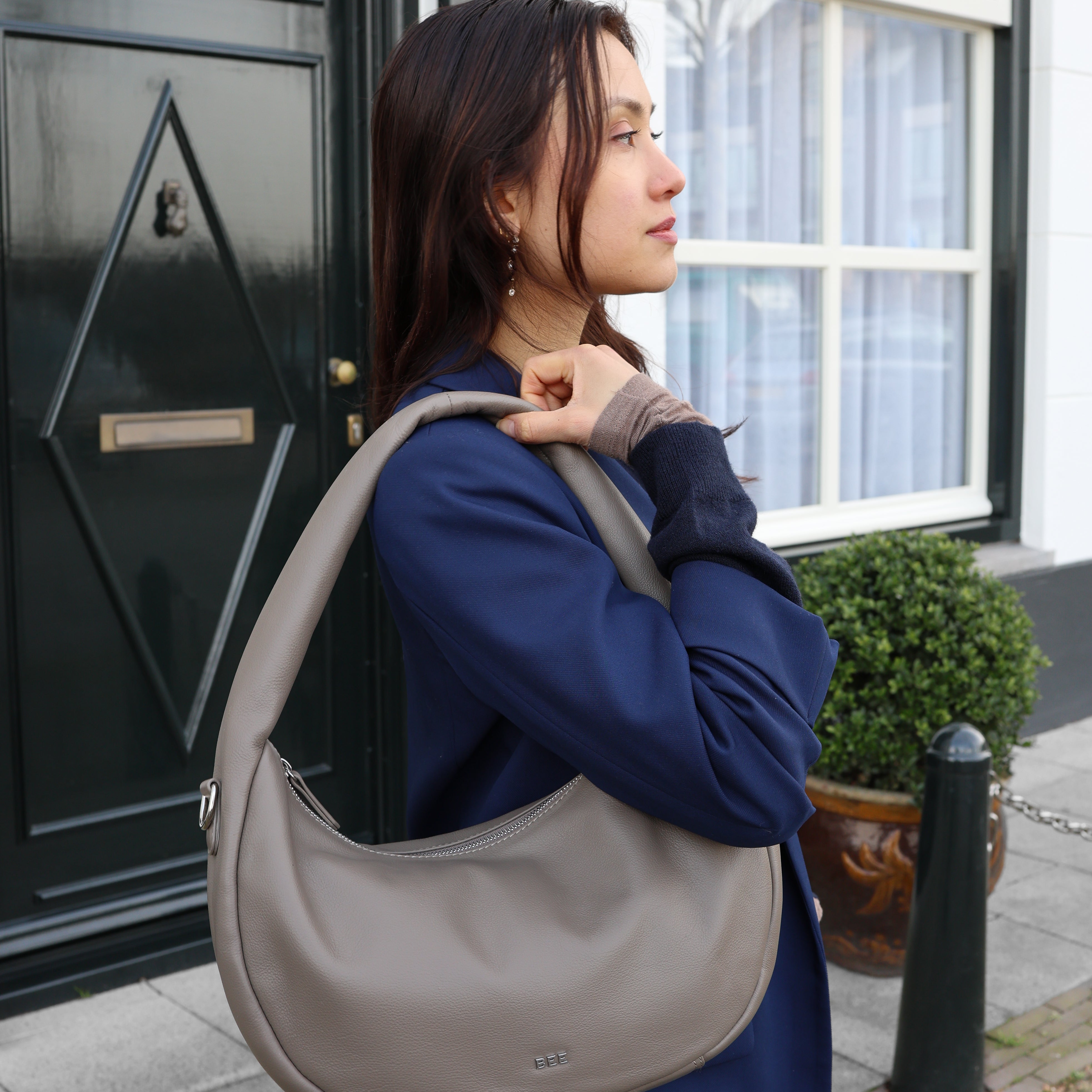 Hand-/Umhängetasche 'Elody' Silver Mink