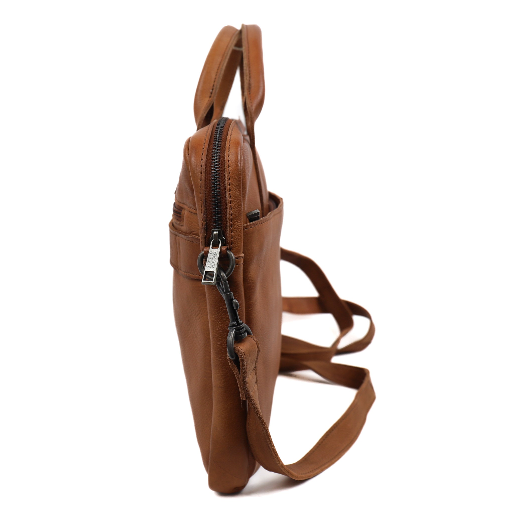 Kompakte Laptoptasche 'Delphi' cognac