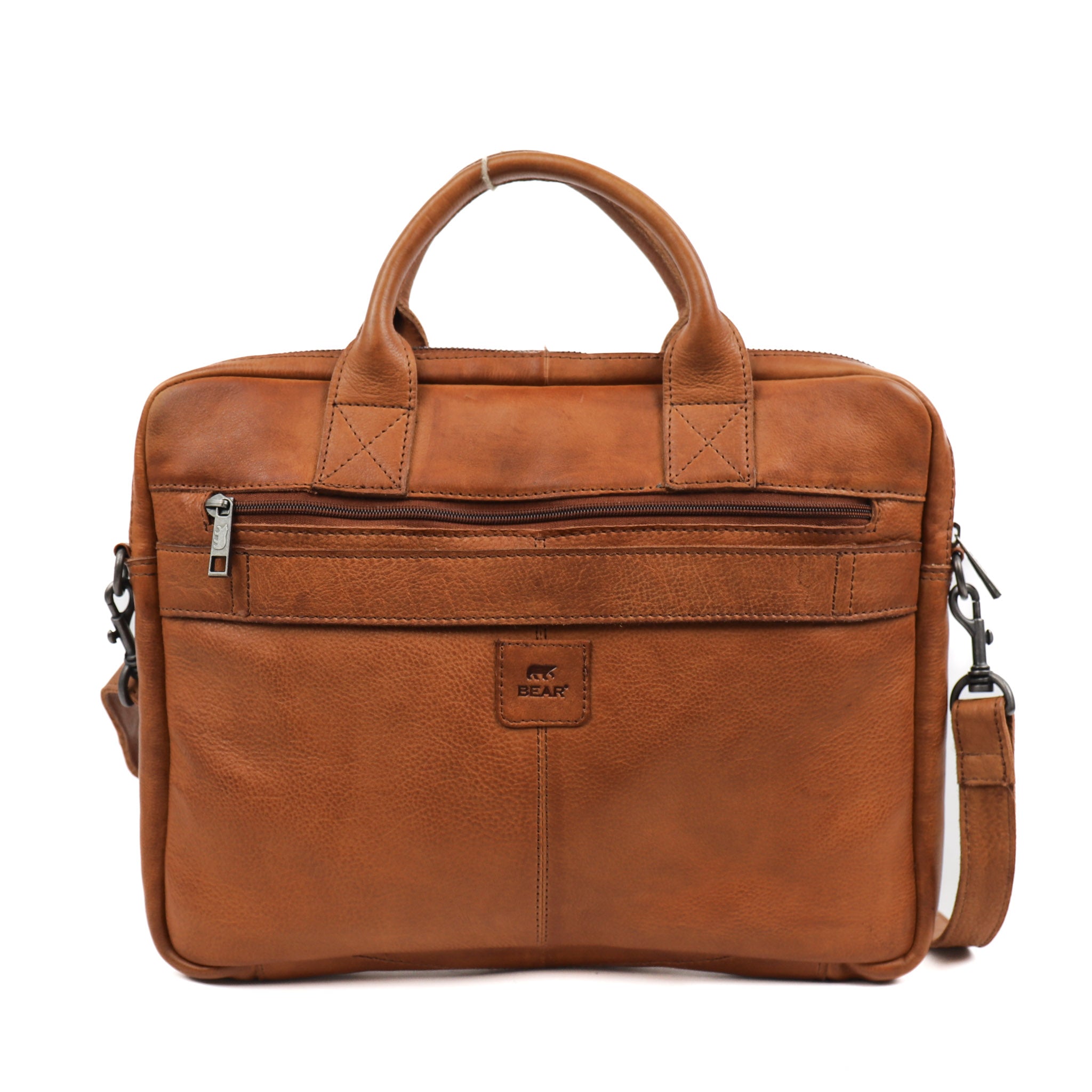 Kompakte Laptoptasche 'Delphi' cognac