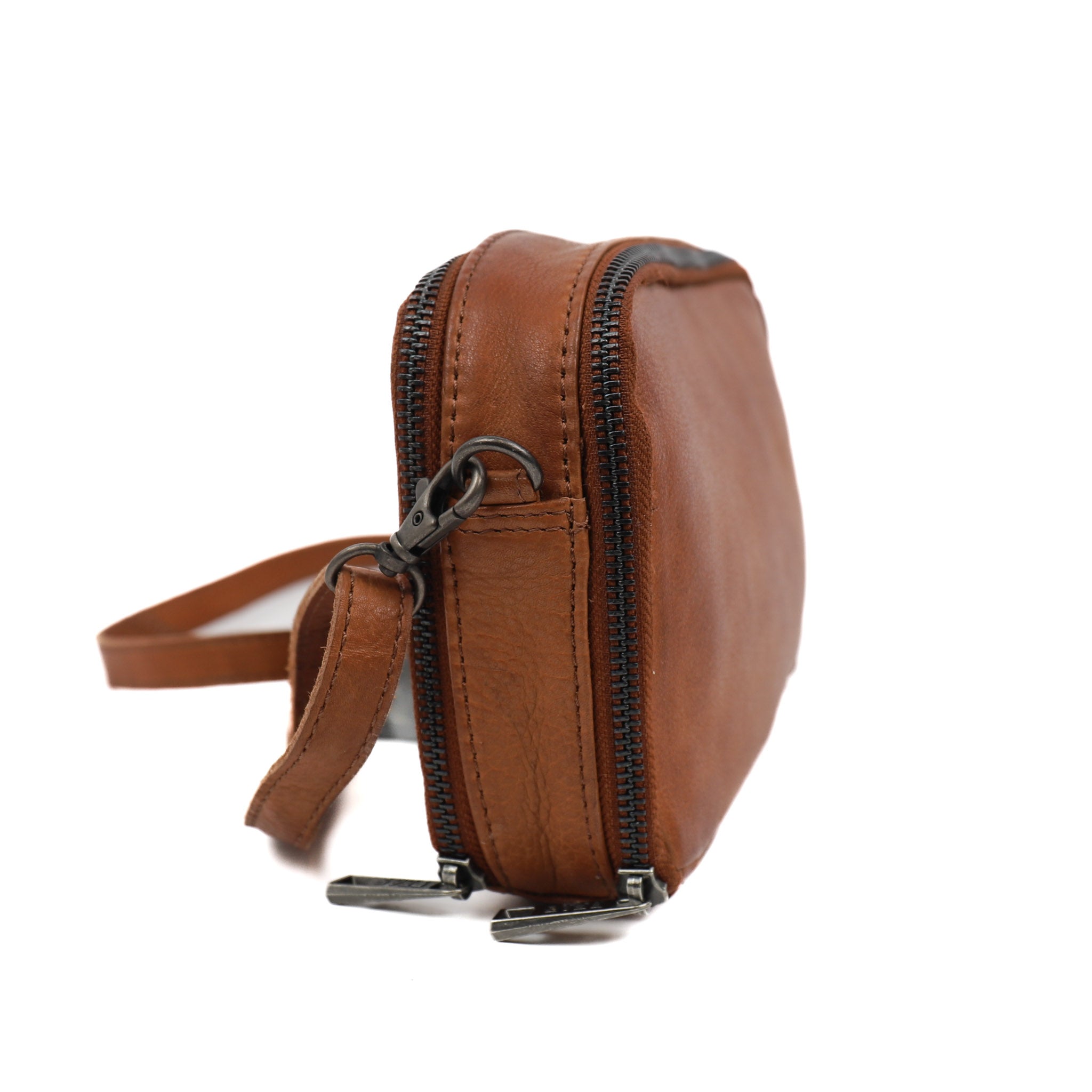 Umhängetasche/Schultertasche 'Eleonora' cognac