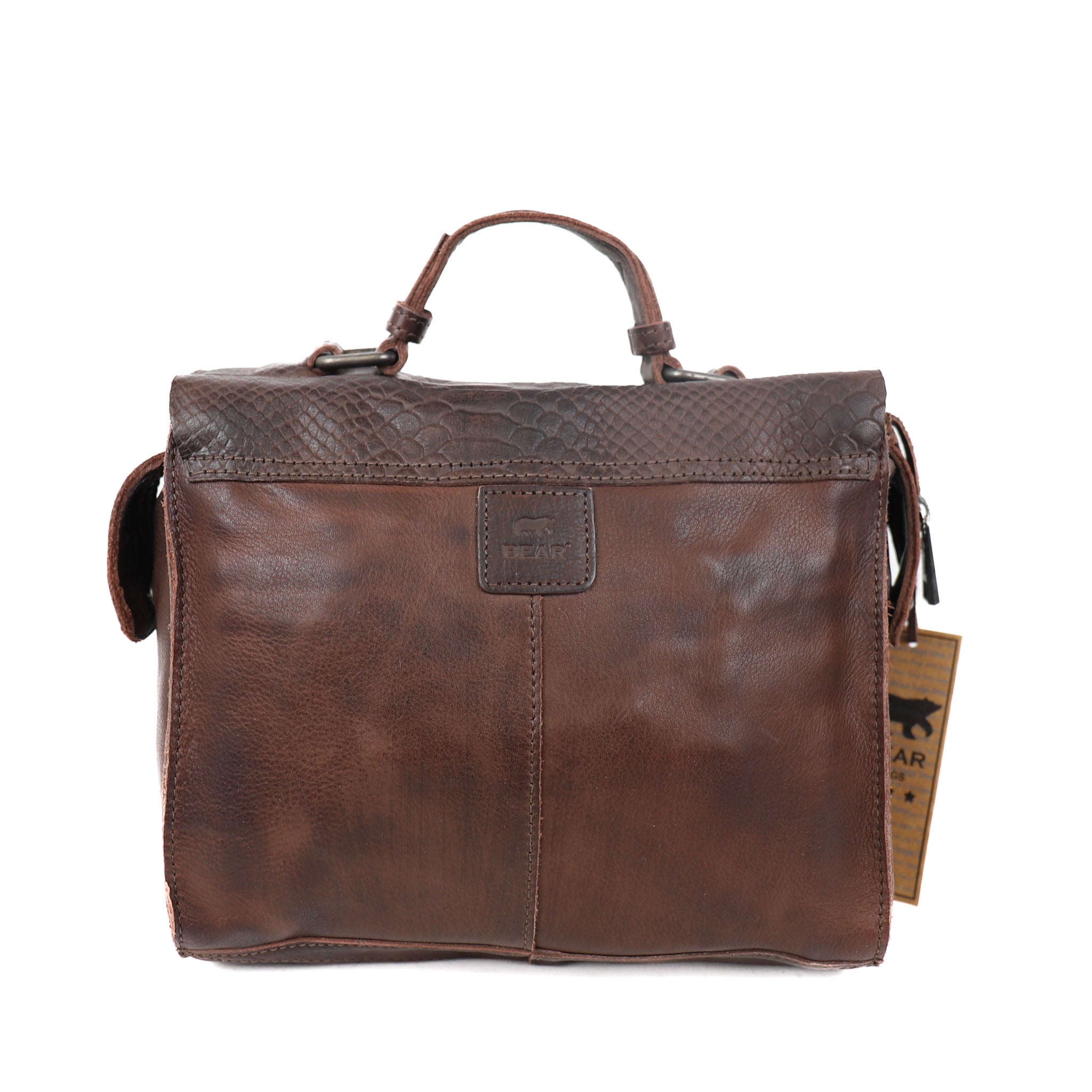 Umhängetasche 'Milou' Python/Braun