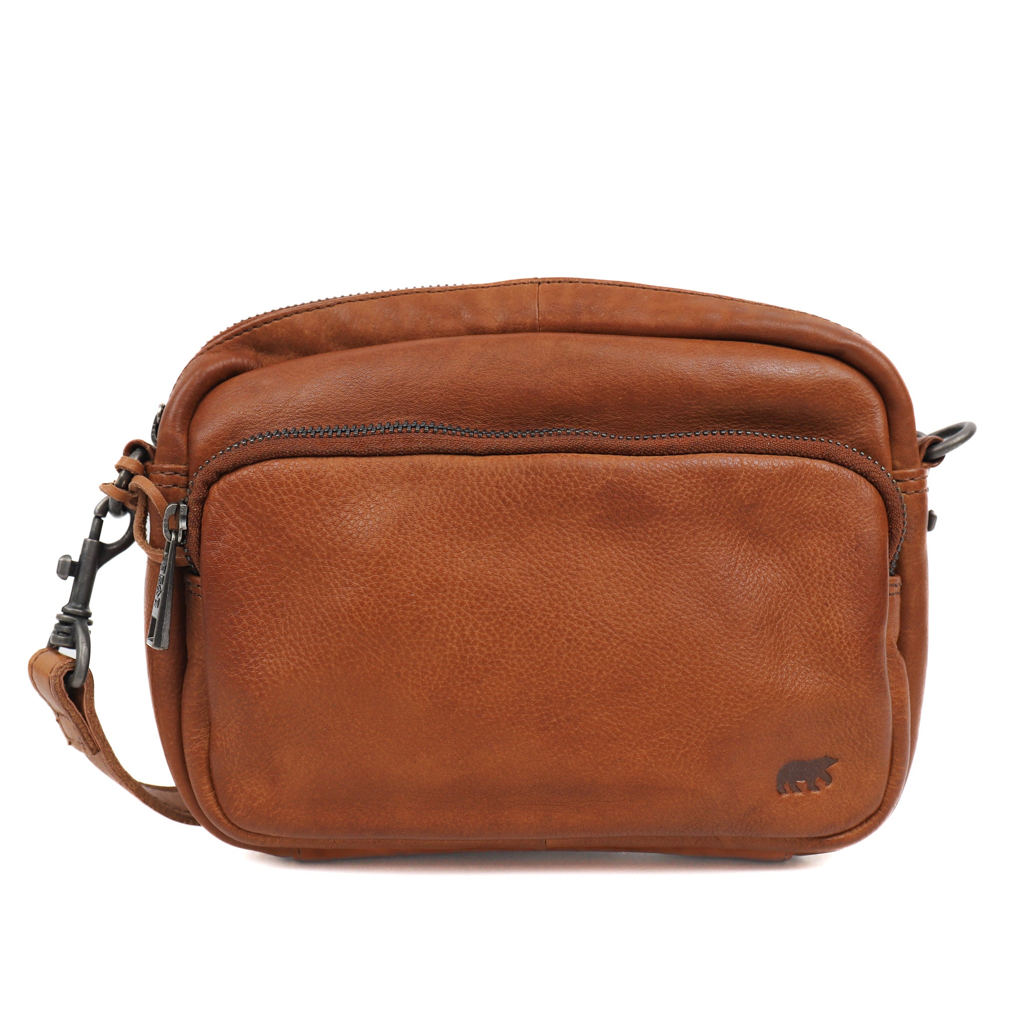 Umhängetasche 'Peggy' Cognac