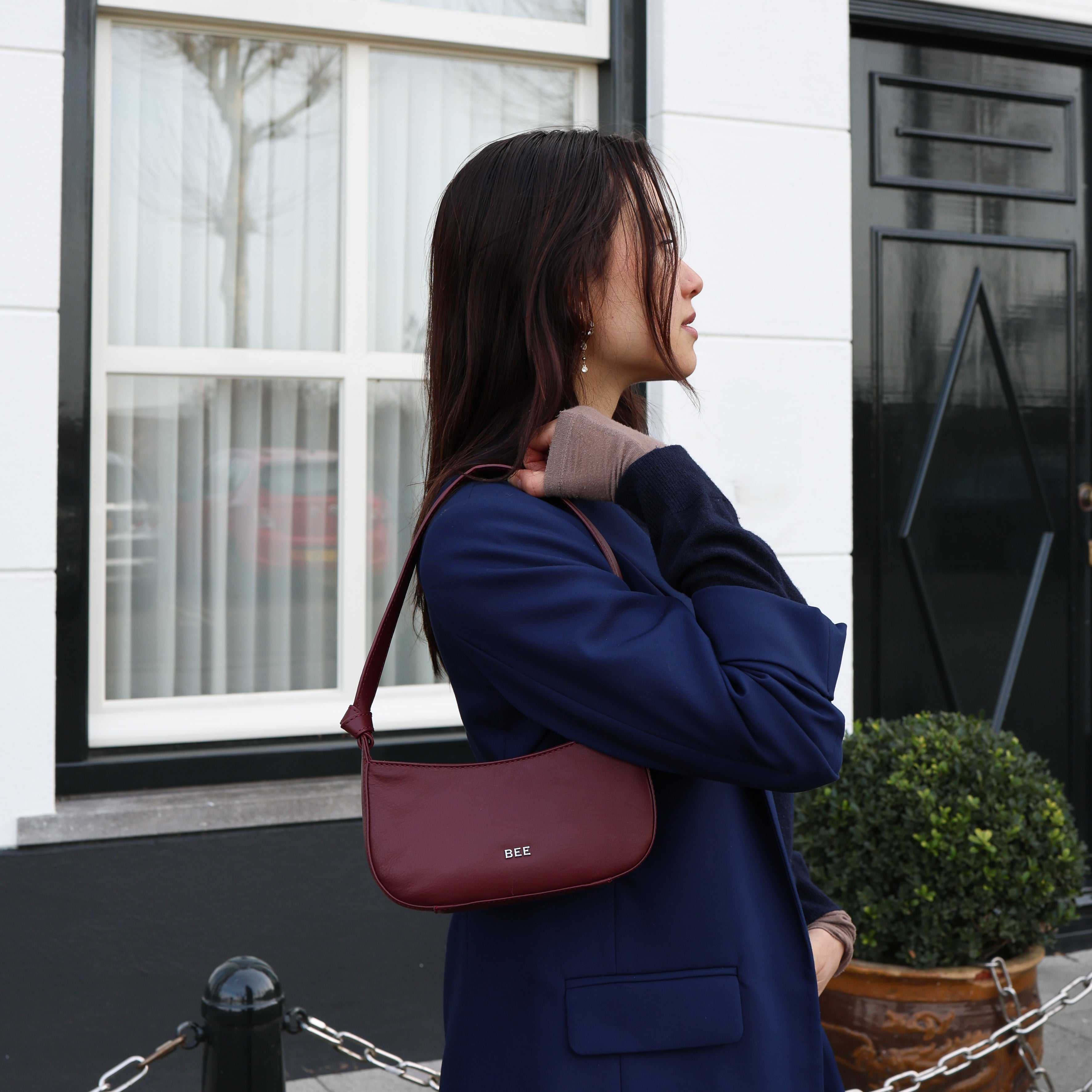 Hand-/Umhängetasche 'Ruby' Silver Mink