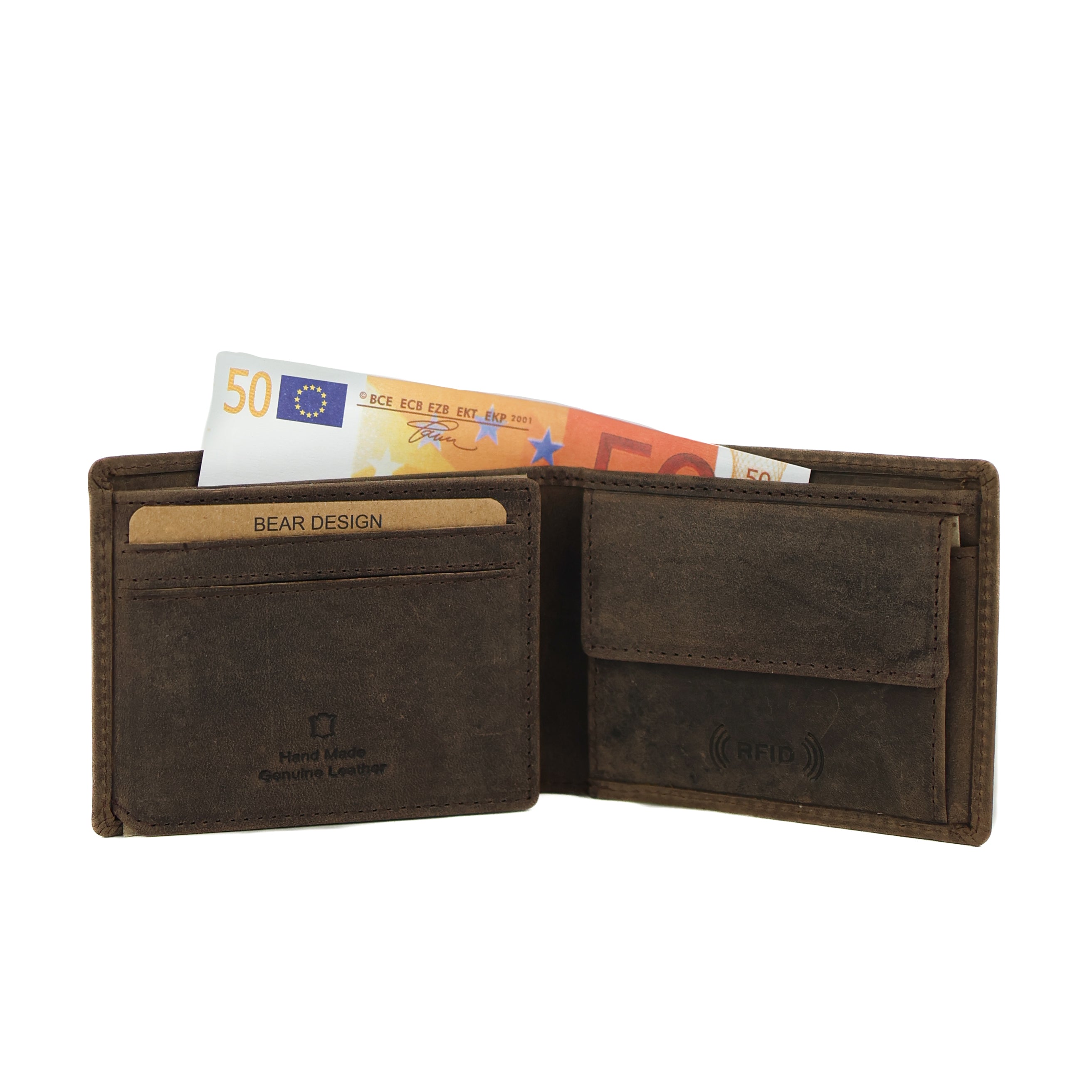 Brieftasche 'Lucas' braun - HD 9075