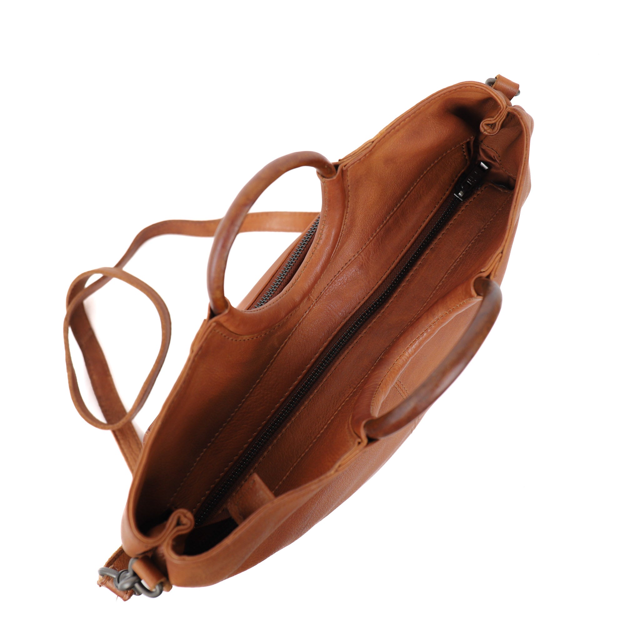 Hand-/Umhängetasche 'Yen' Cognac