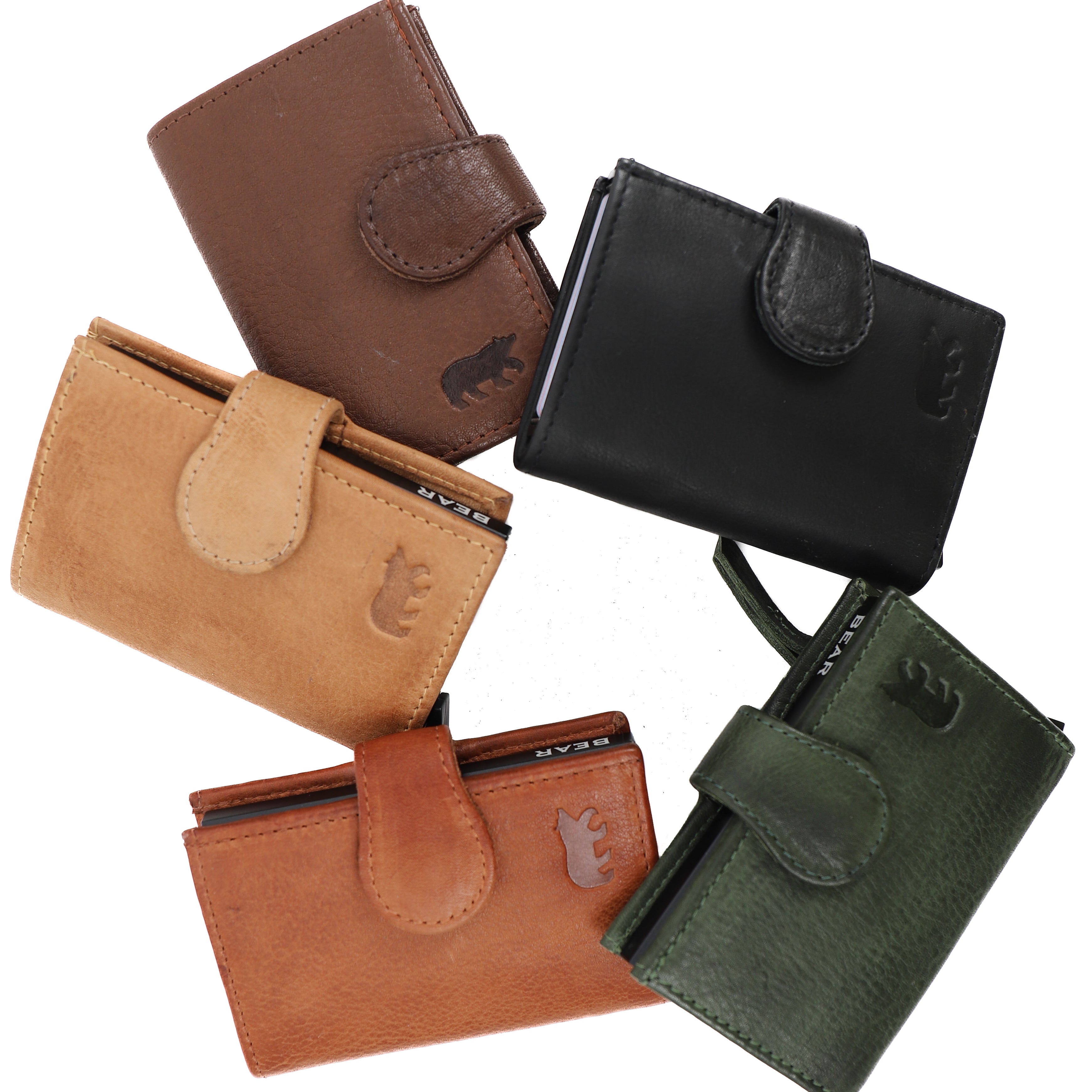 Kartenhalter 'Elsie' Cognac