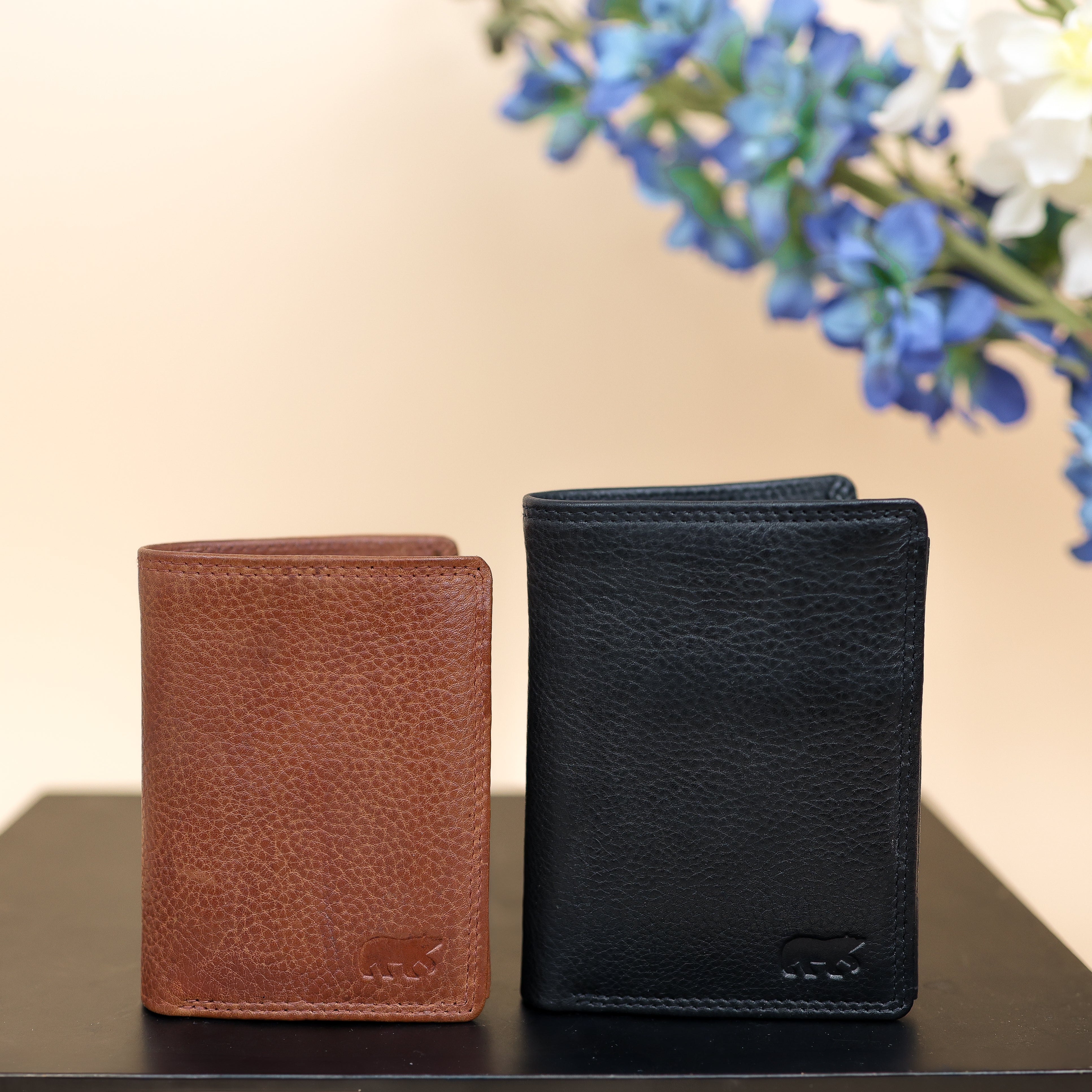 Hohe Billfold 'Nolan' Cognac