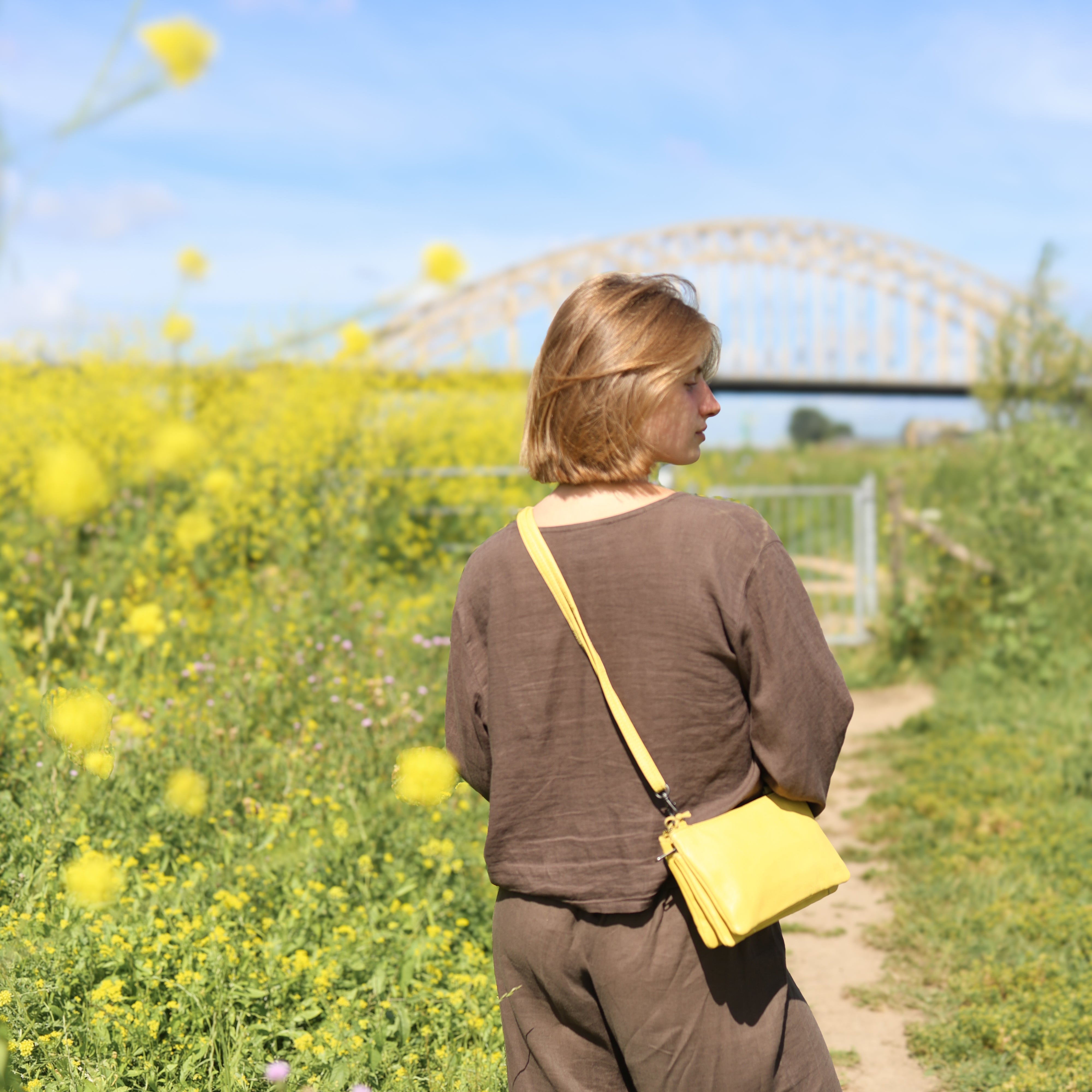 Portemonnaie Tasche 'Uma' Butter Yellow