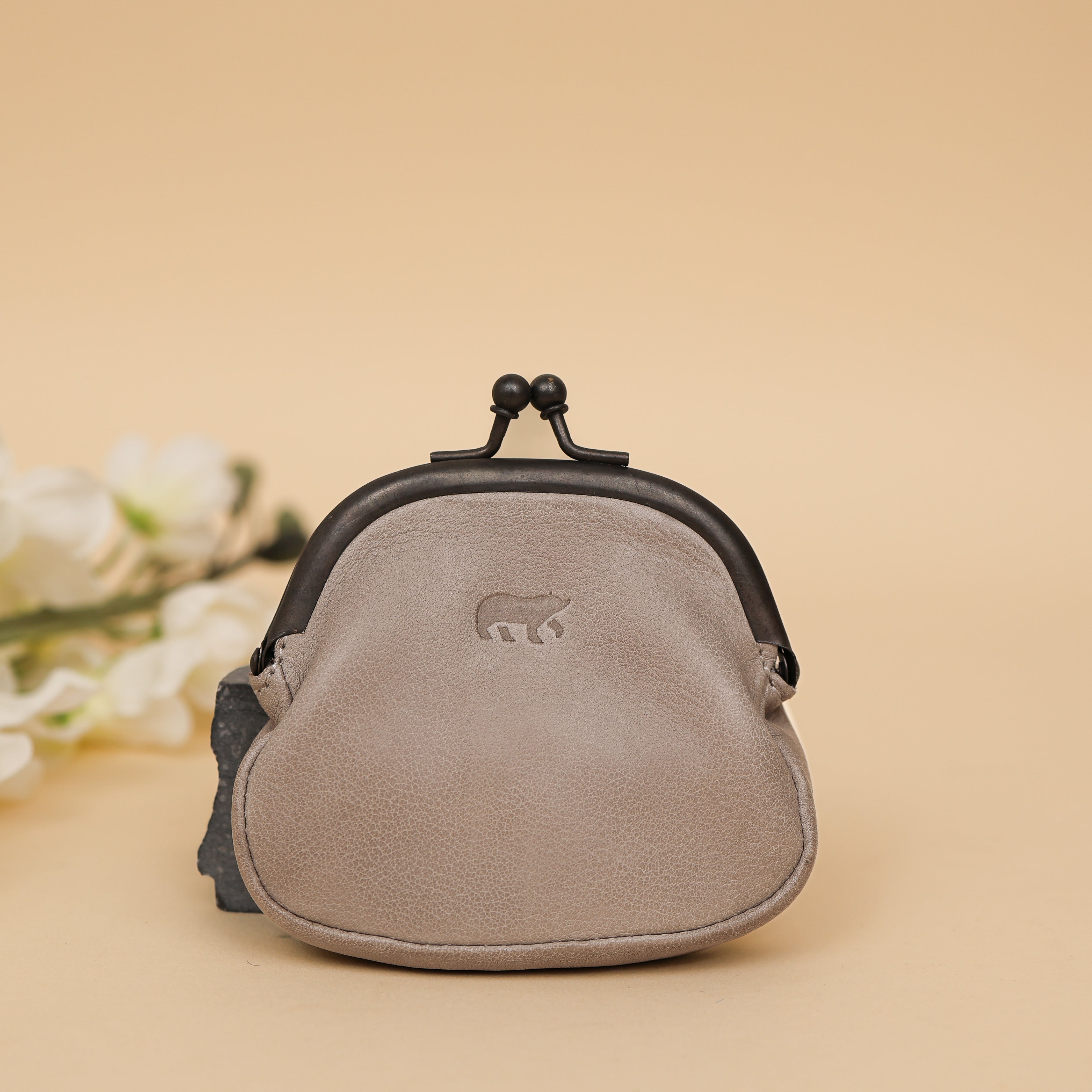 Bügelgeldbörse 'Lily' Braun