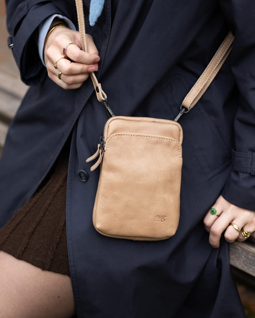 Handytasche 'Jack' Beige