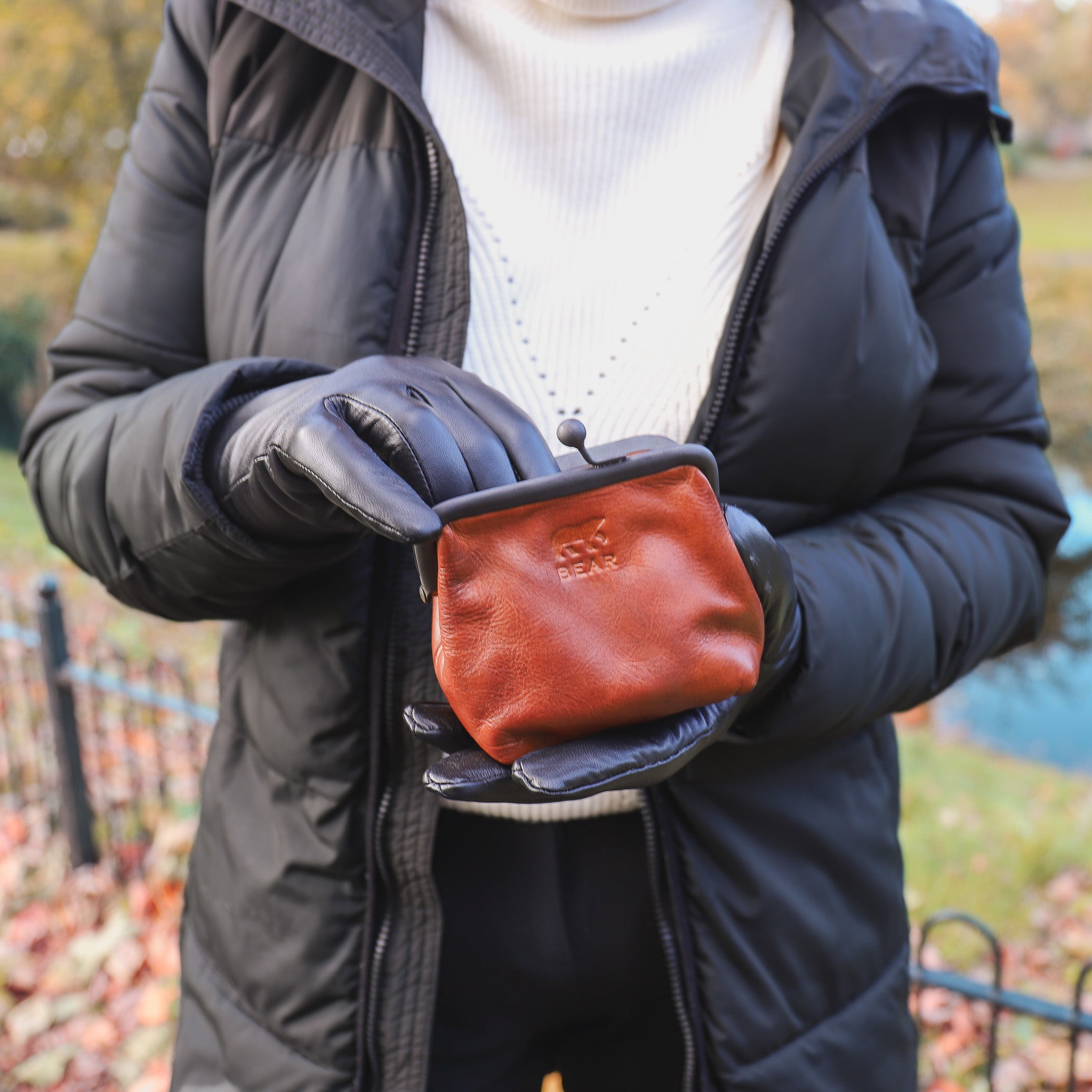 Geldbörse 'Lorraine' cognac