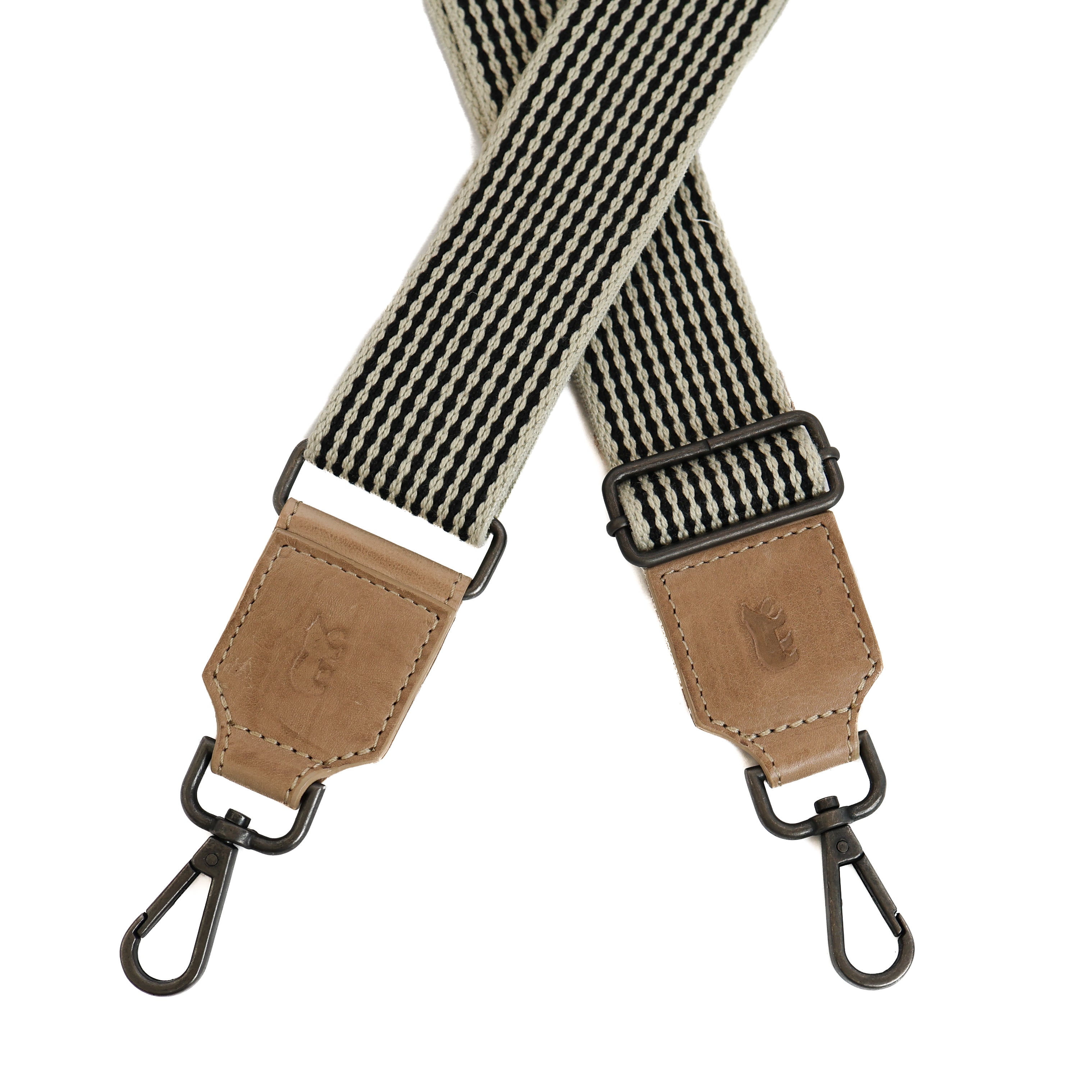 Bag Strap 'Gita' Schwarz/Beige