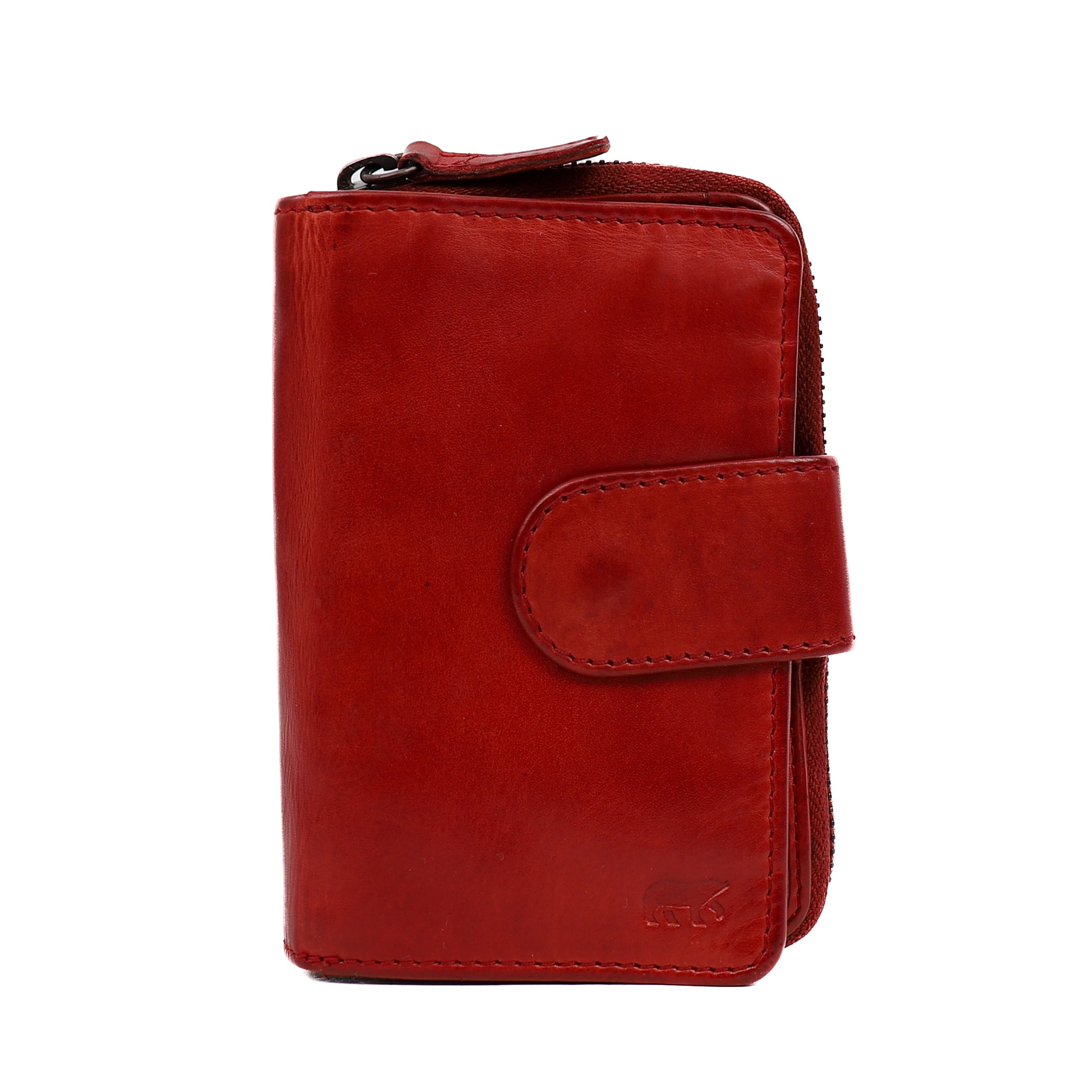 Reißverschluss-Geldbörse 'Loet' rot - CL 13550