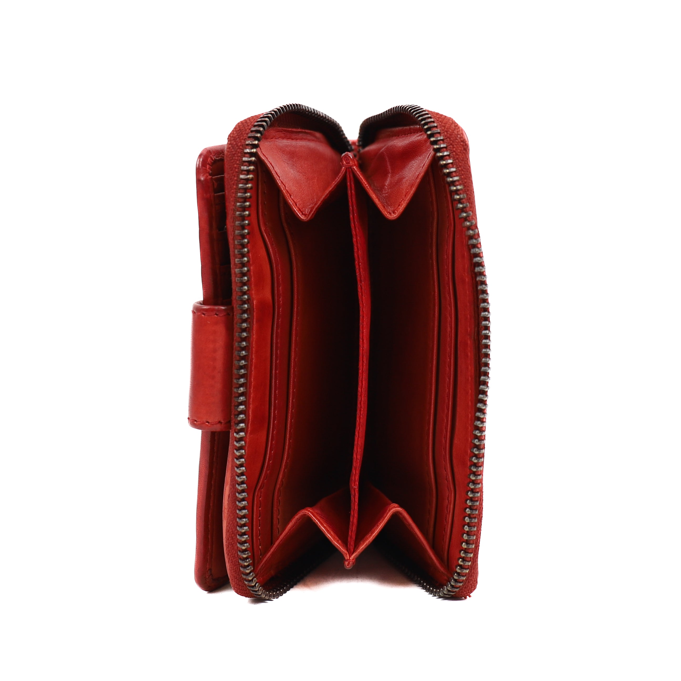 Reißverschluss-Geldbörse 'Loet' rot - CL 13550