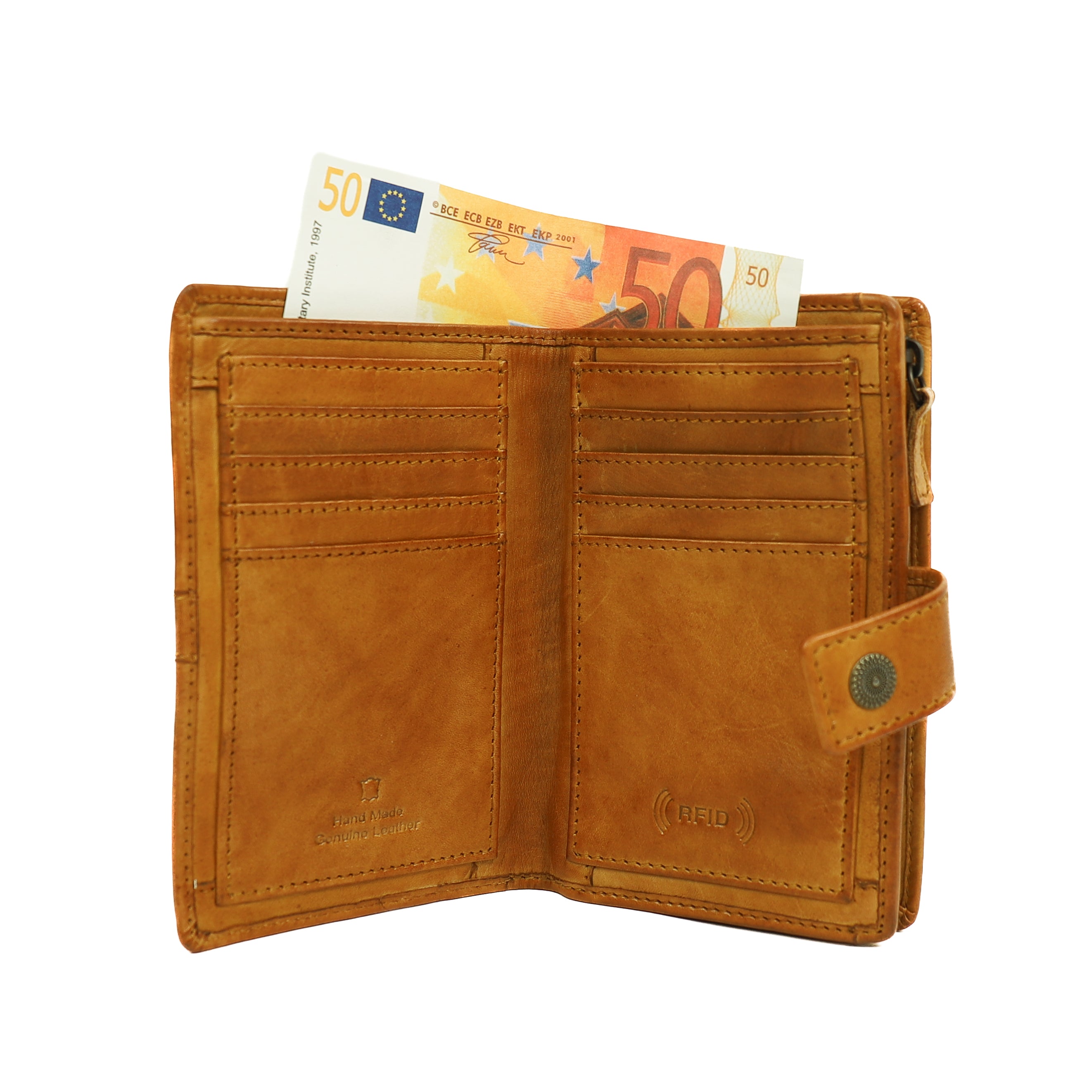 Geldbörse 'Sanne' mit gelben Nieten - CL 15087