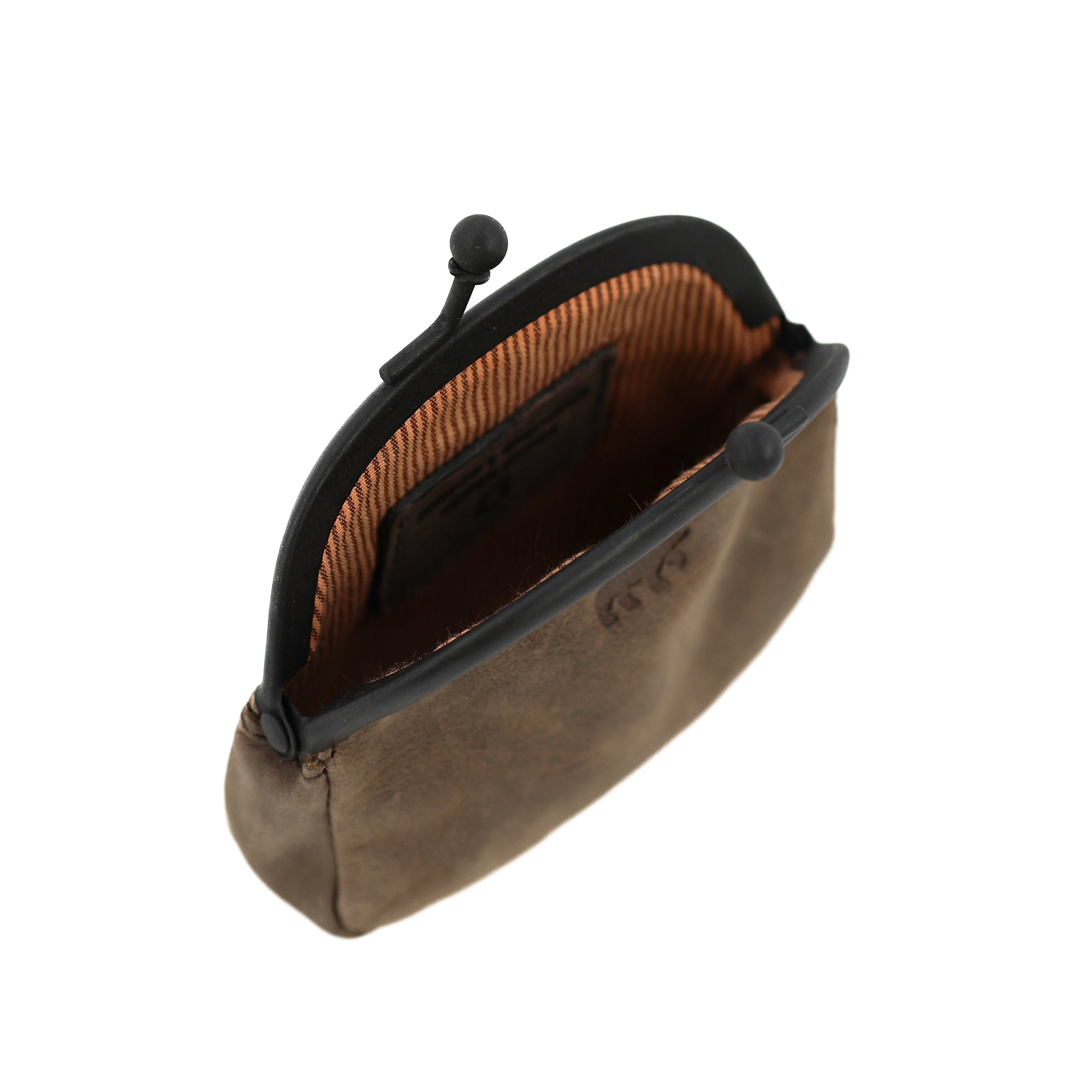 Bügelgeldbörse 'Lily' Braun